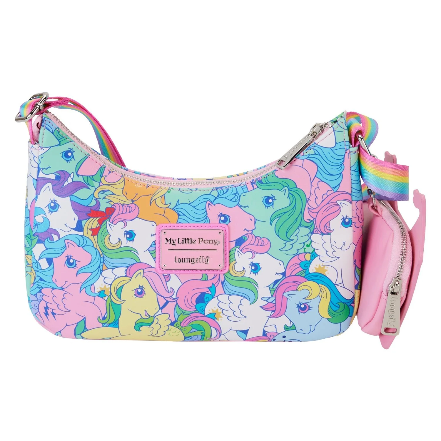 Loungefly x Hasbro My Little Pony Large AOP Baguette Crossbody Bag - Image 4