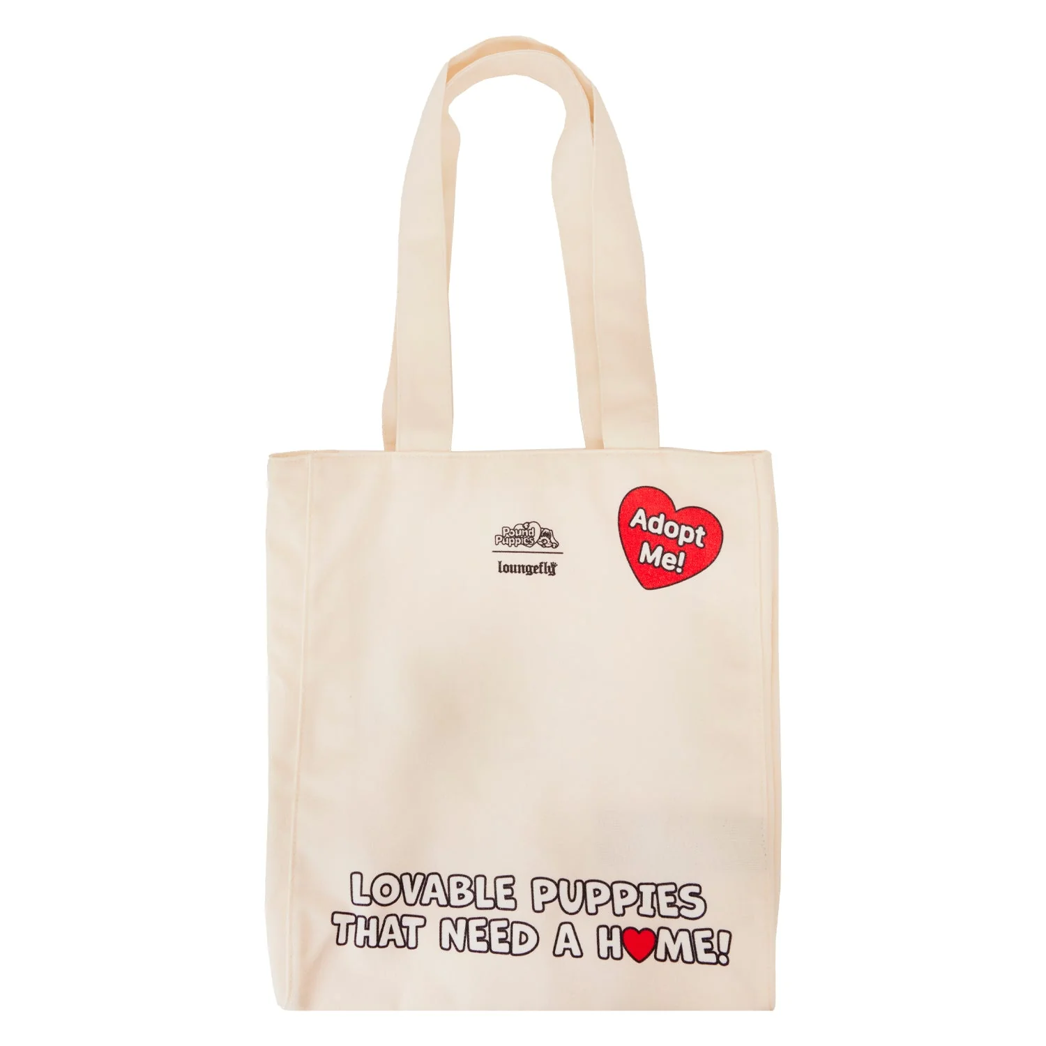Loungefly x Hasbro Pound Puppies 40th Anniversary Canvas Tote Bag - Image 2
