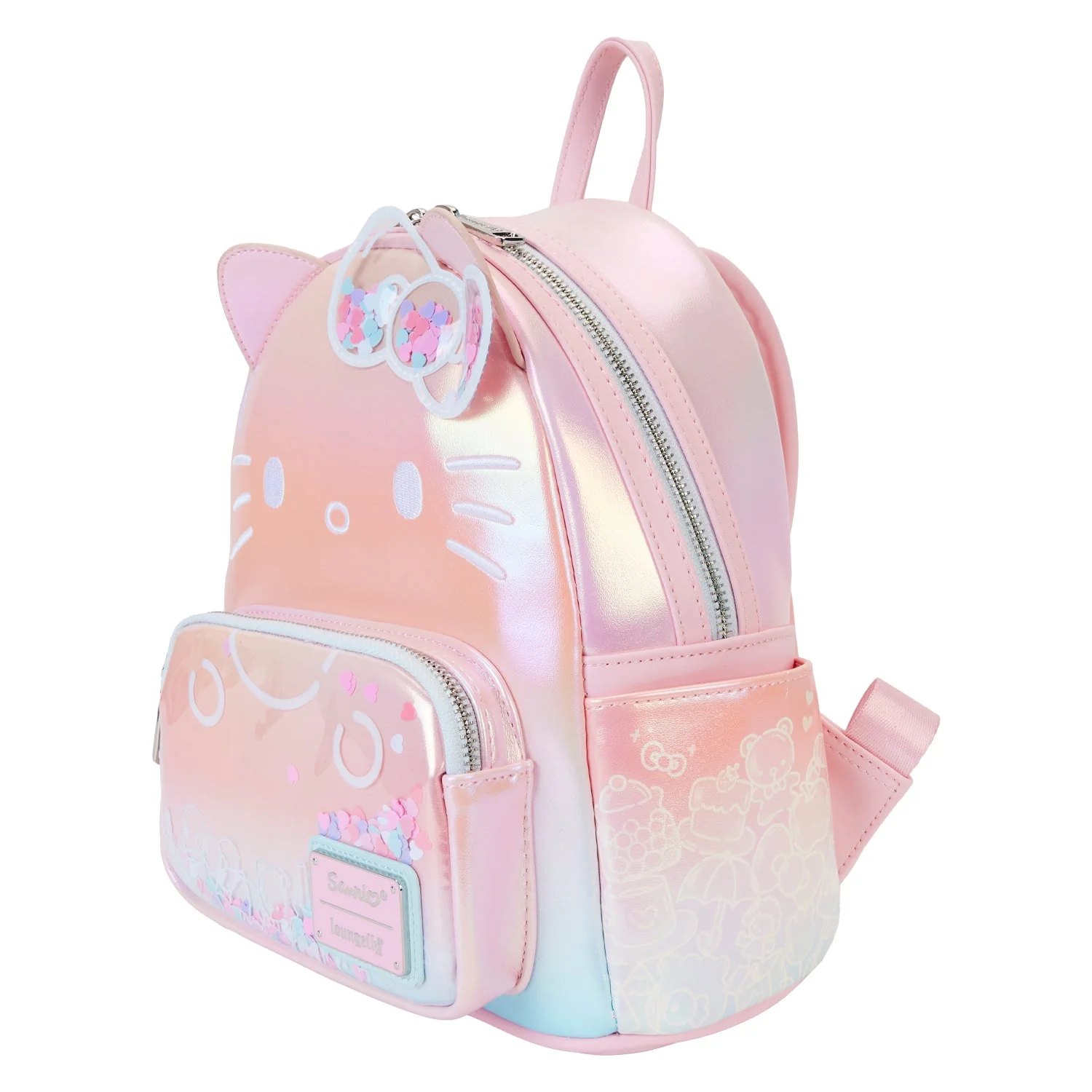 Loungefly x Hello Kitty 50th Anniversary Clear And Cute Cosplay Mini Backpack - Image 2