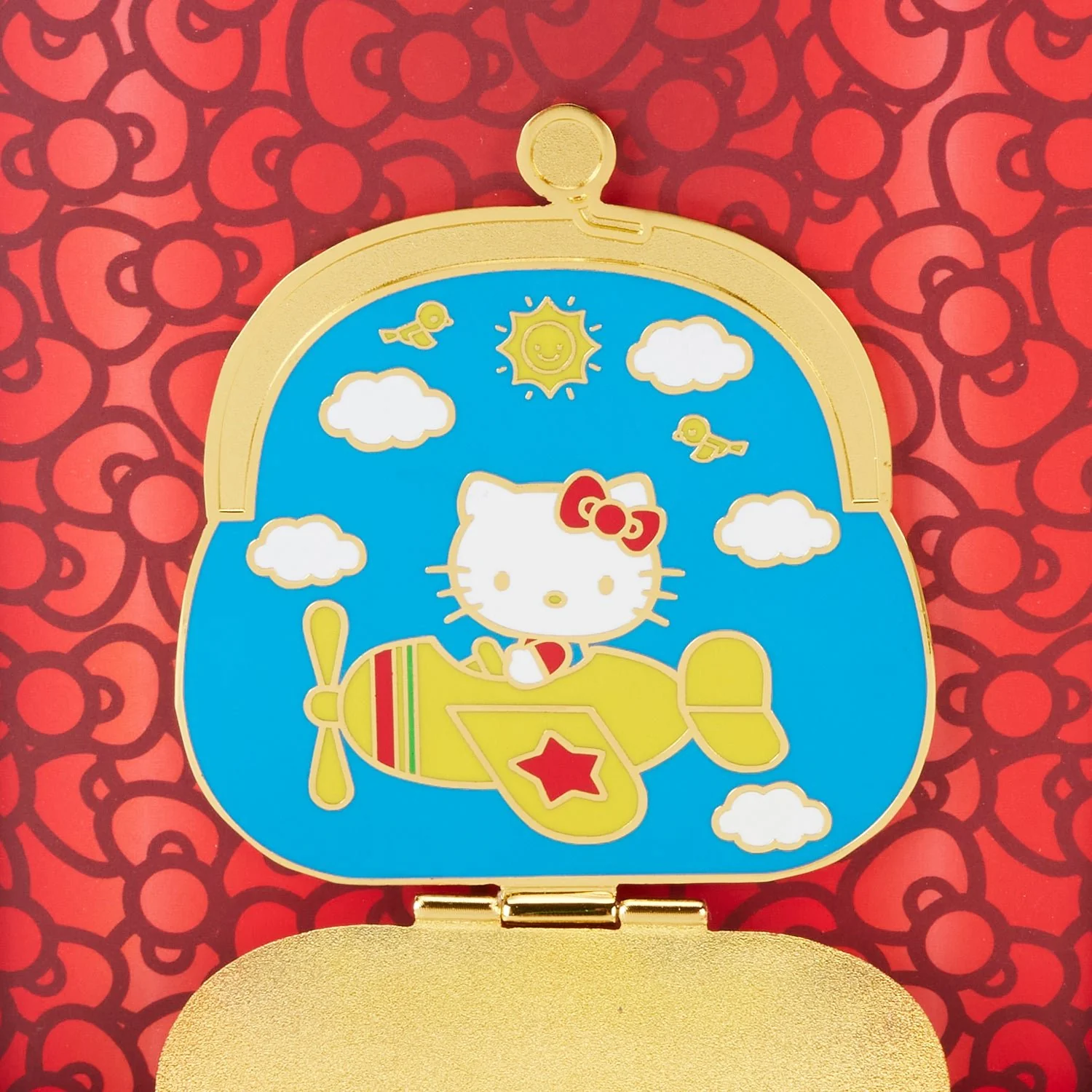 Loungefly x Sanrio Hello Kitty 50th Anniversary Coin Bag 3 Inch Pin - Image 6