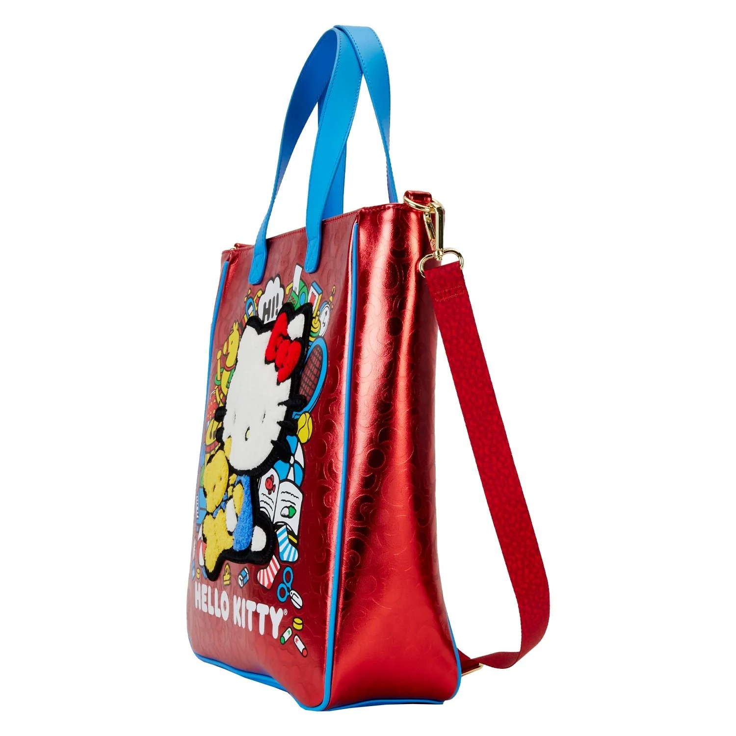 Loungefly x Sanrio Hello Kitty 50th Anniversary Metallic Tote Bag - Image 5