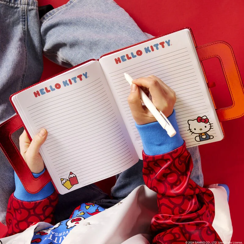Loungefly x Sanrio Hello Kitty 50th Anniversary Pearlescent Journal - Image 2
