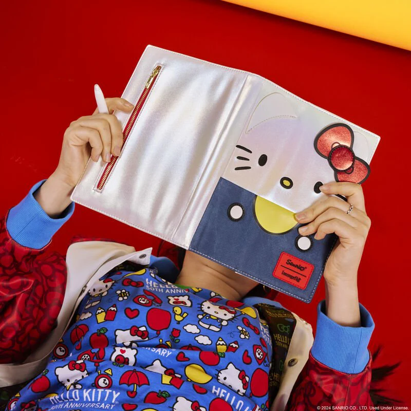 Loungefly x Sanrio Hello Kitty 50th Anniversary Pearlescent Journal - Image 3
