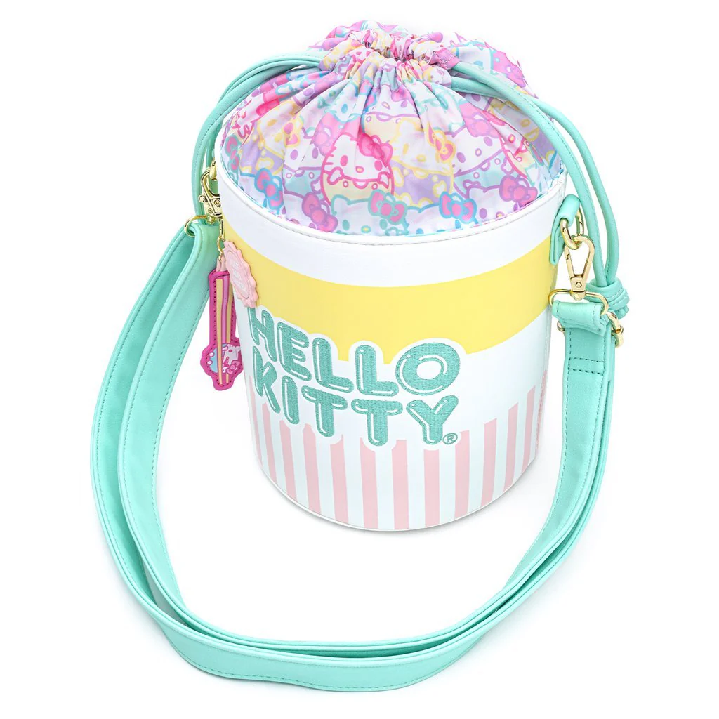 Loungefly X Hello Kitty Cup O' Kitty Cross Body Bucket Bag - Image 2