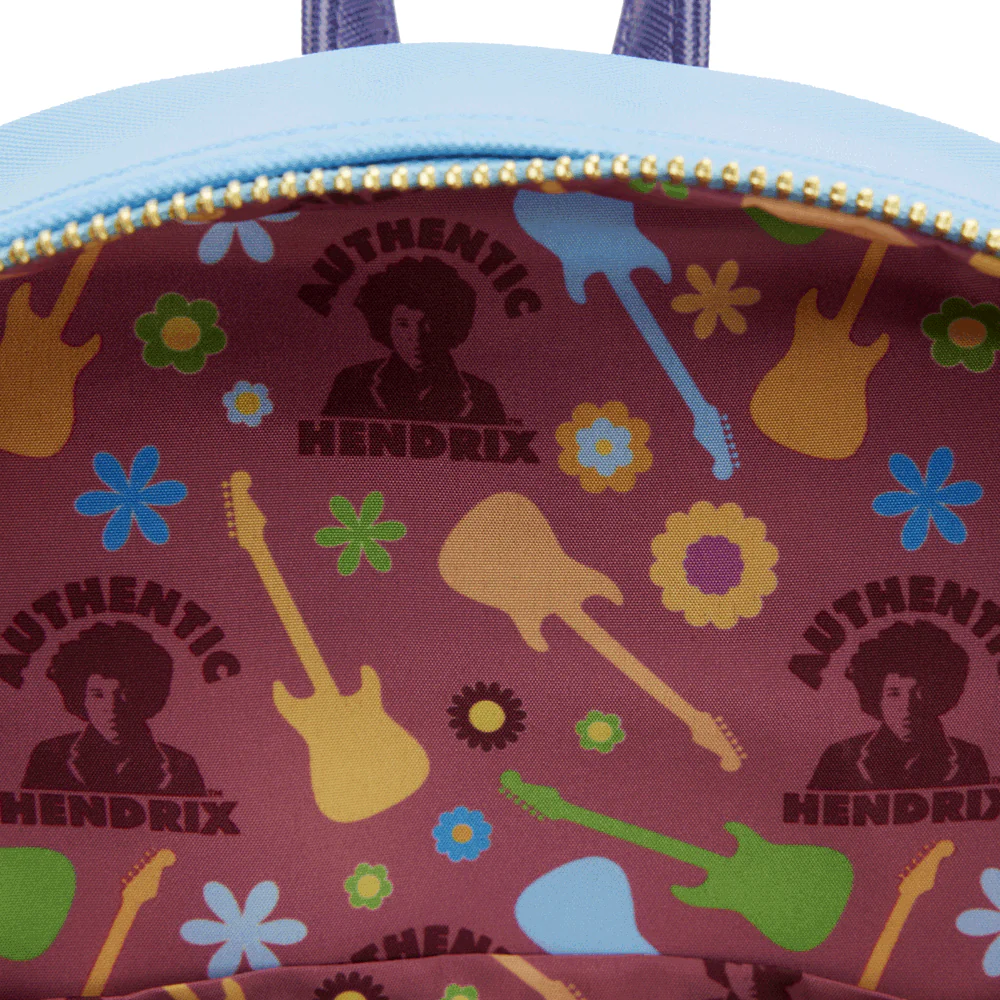 Loungefly x Jimi Hendrix Psychedelic Landscape Mini Backpack - Image 6