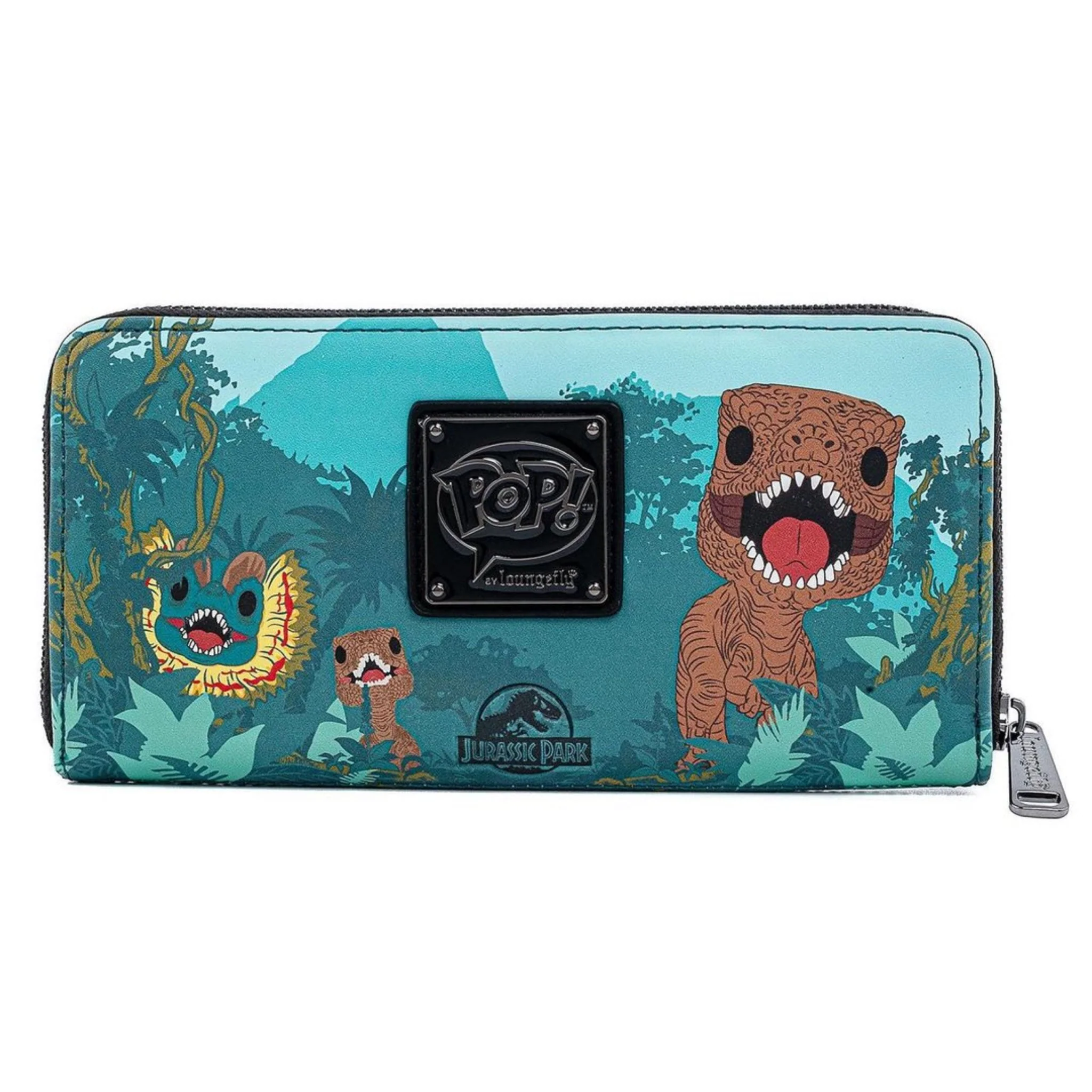 Loungefly Jurassic Park Gates Zip Around Purse - Image 3
