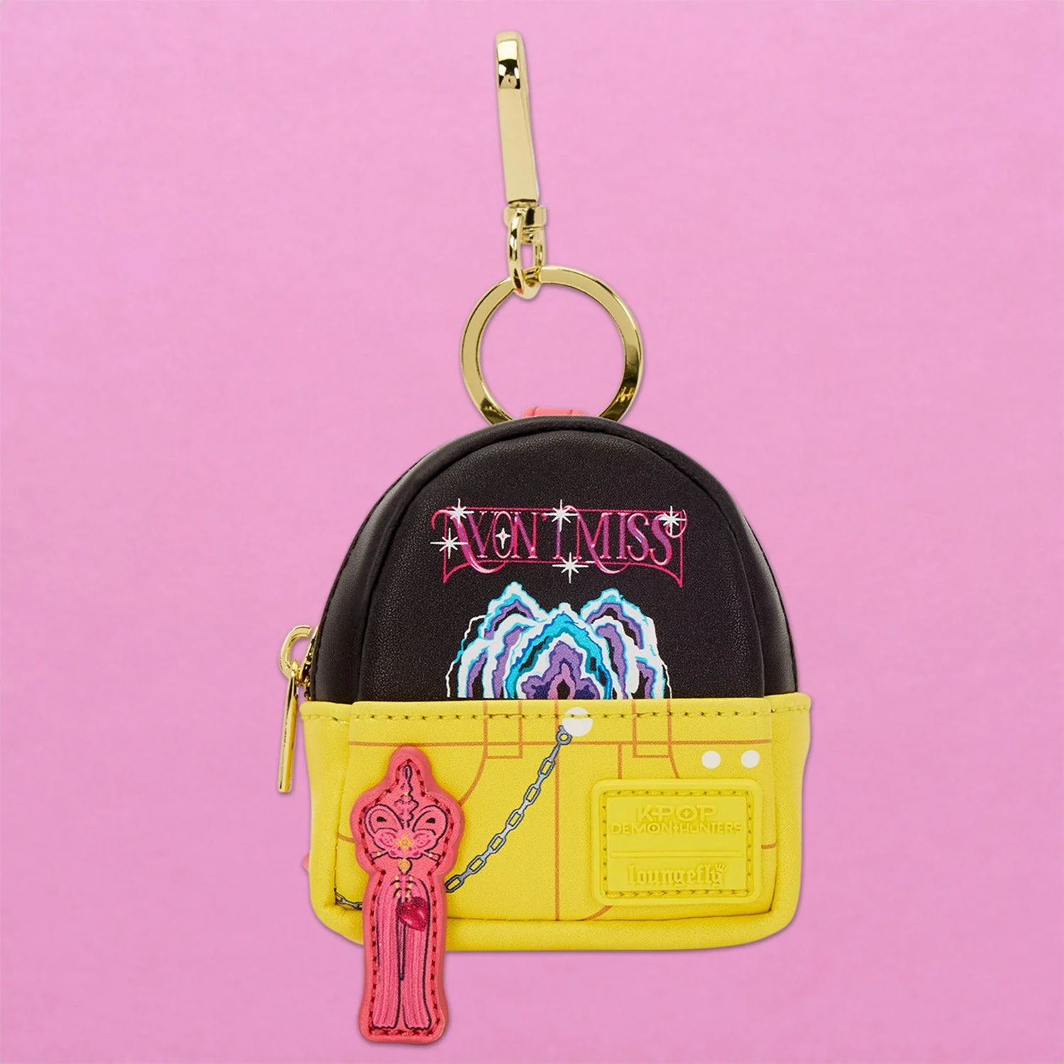 Loungefly x K-Pop Demon Hunters Mystery Mini Backpack Keychain Charm - Image 4