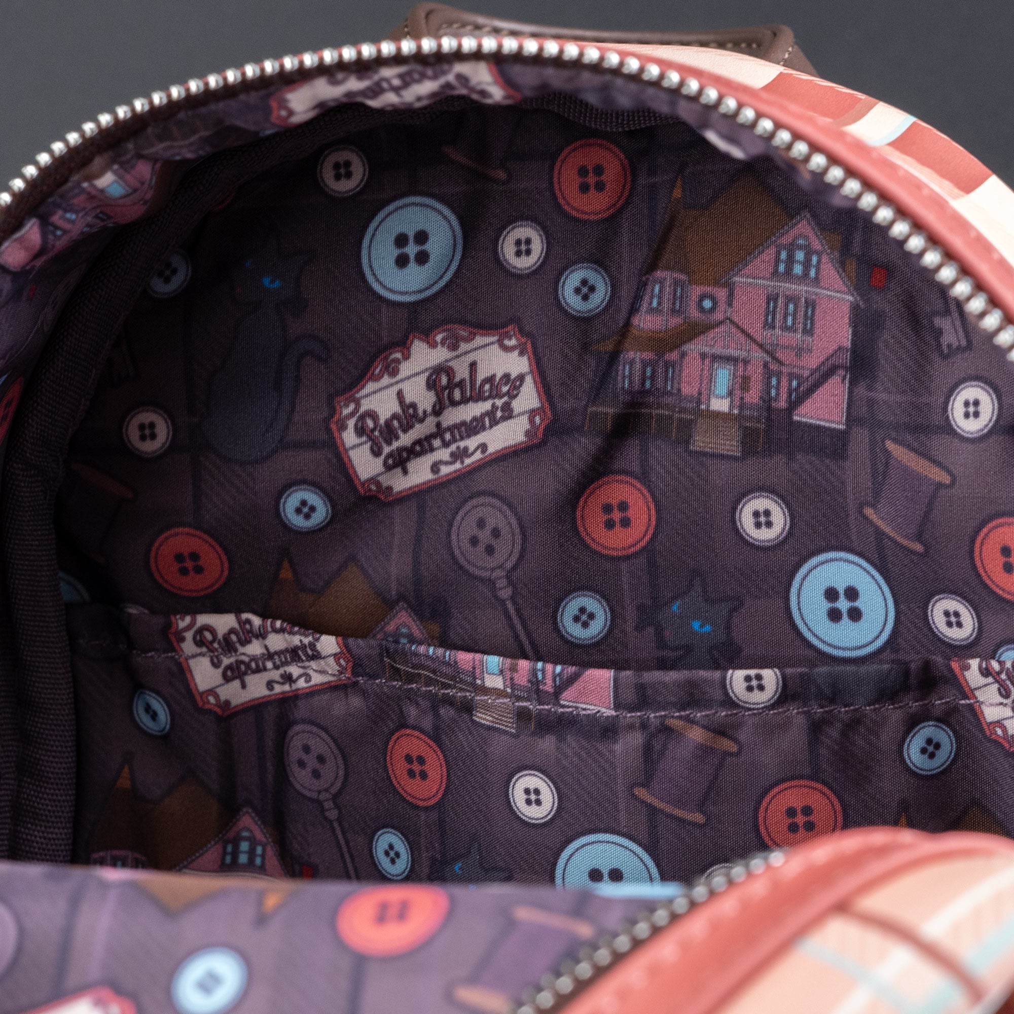 Loungefly x Laika Coraline Pink Palace Mini Backpack - Image 8