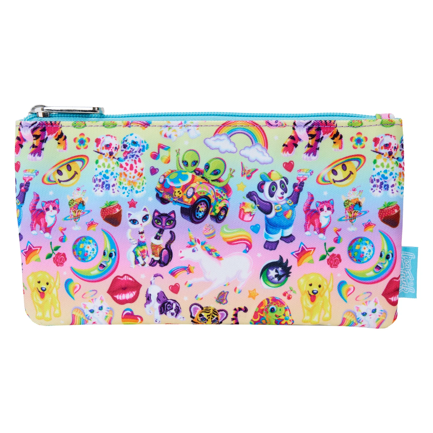 Loungefly x Lisa Frank AOP Characters Zipper Pouch - Image 2