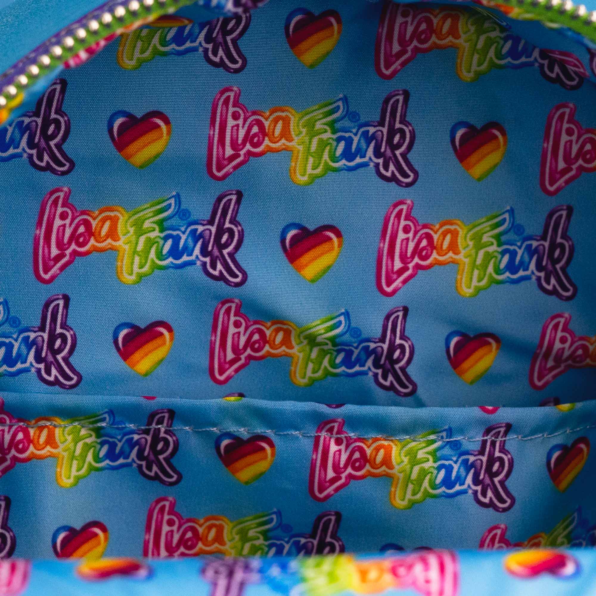 Loungefly x Lisa Frank Glitter Colour Block Mini Backpack - Image 10