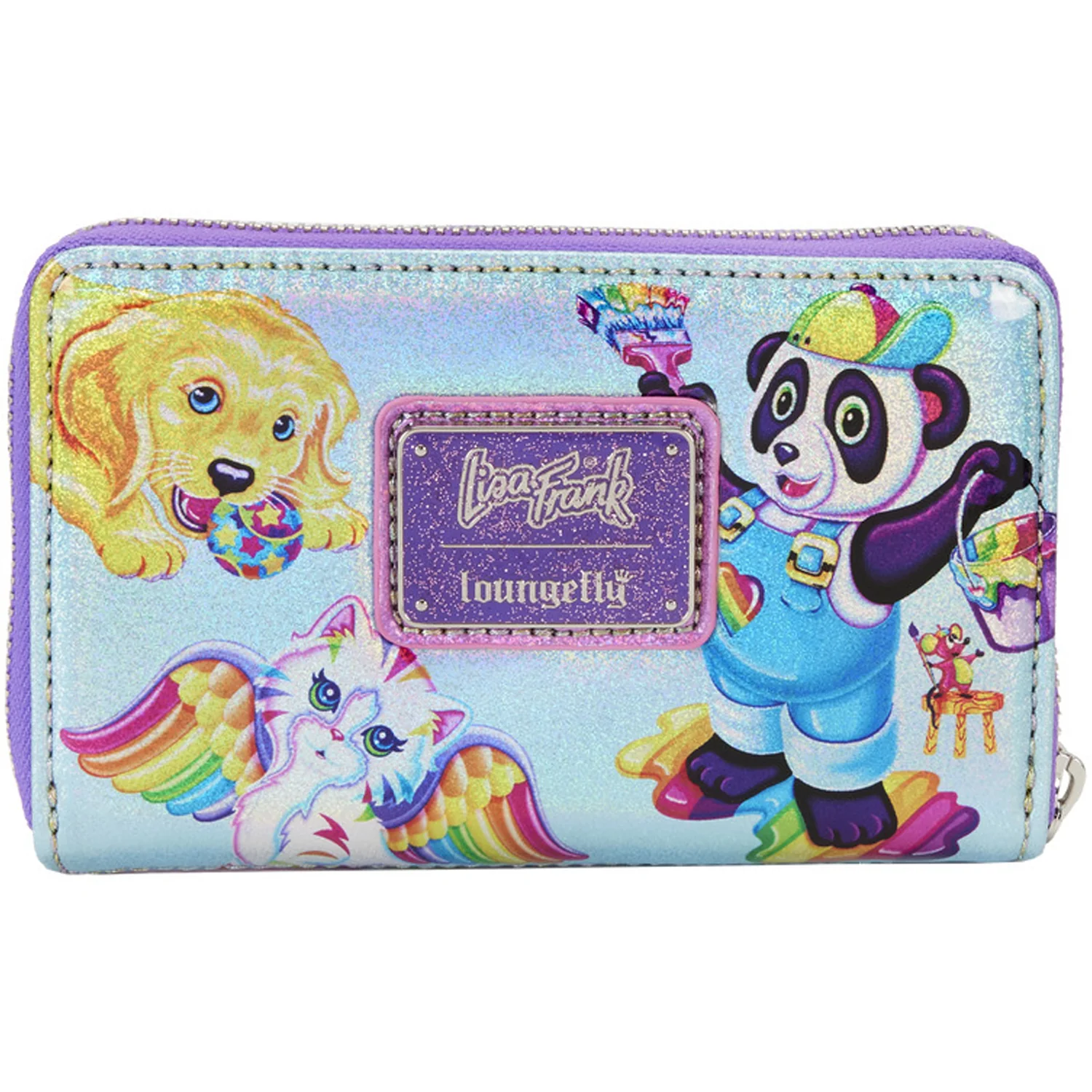 Loungefly x Lisa Frank Glitter Colour Block Wallet - Image 2