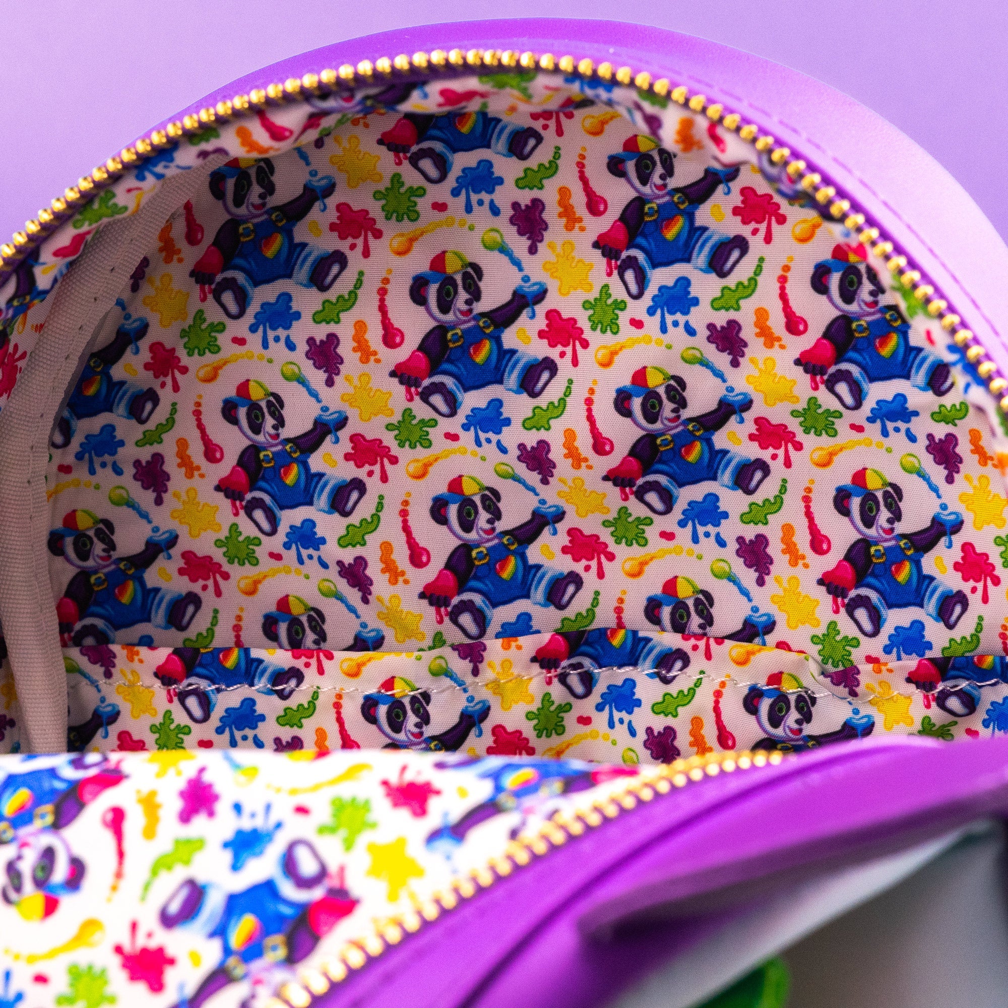 Loungefly x Lisa Frank Panda Painter Cosplay Mini Backpack - Image 7