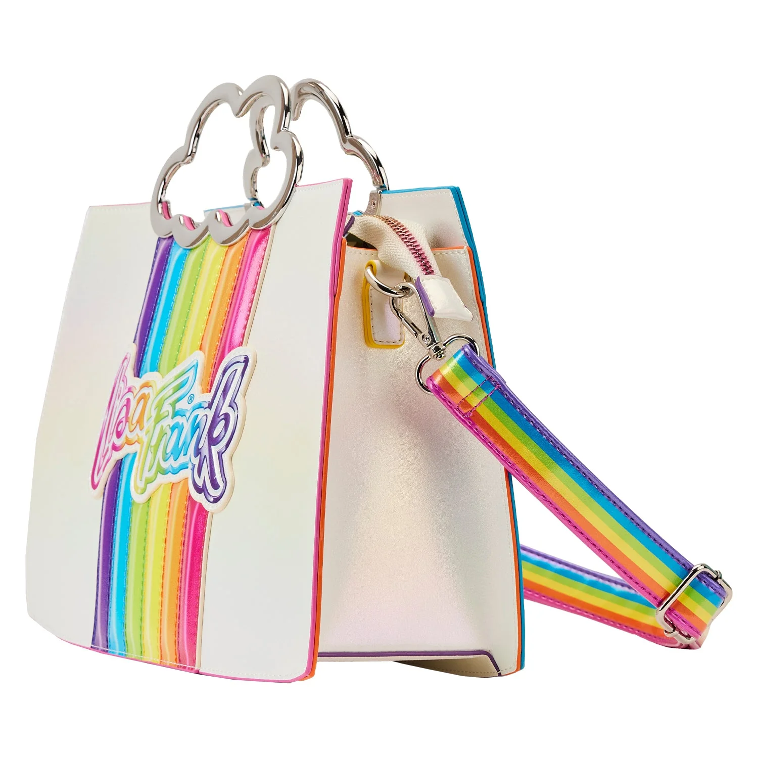 Loungefly x Lisa Frank Rainbow Cloud Crossbody Bag - Image 2