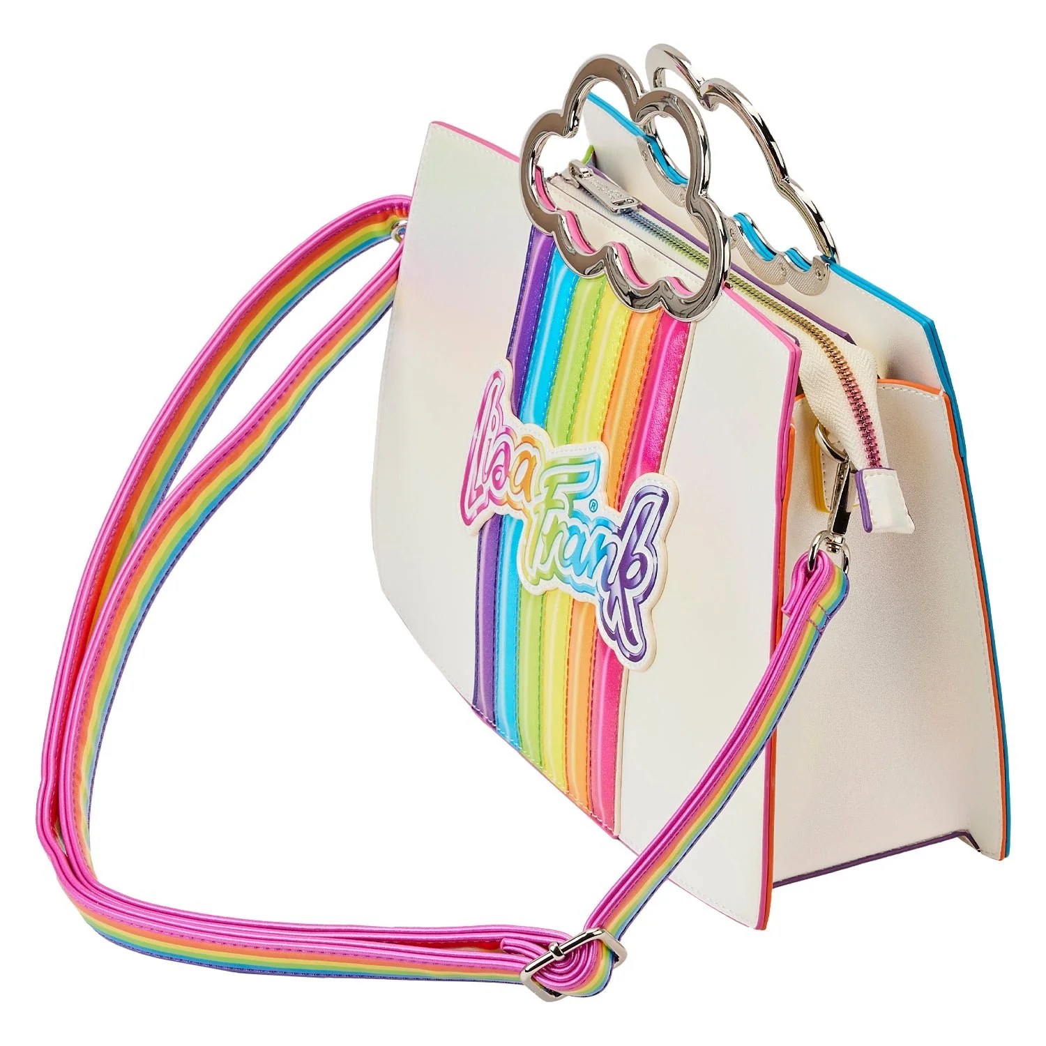 Loungefly x Lisa Frank Rainbow Cloud Crossbody Bag - Image 3