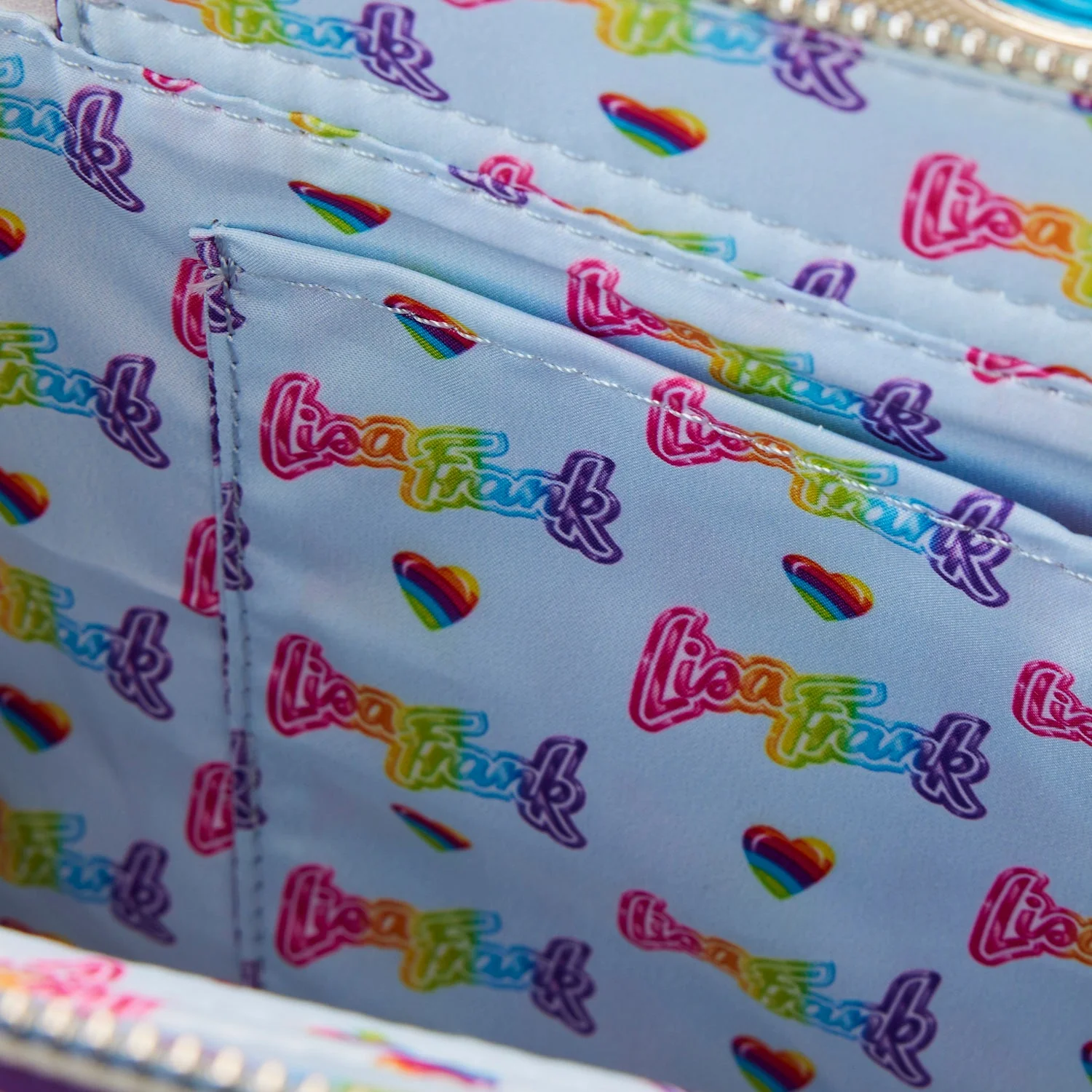 Loungefly x Lisa Frank Rainbow Cloud Crossbody Bag - Image 5