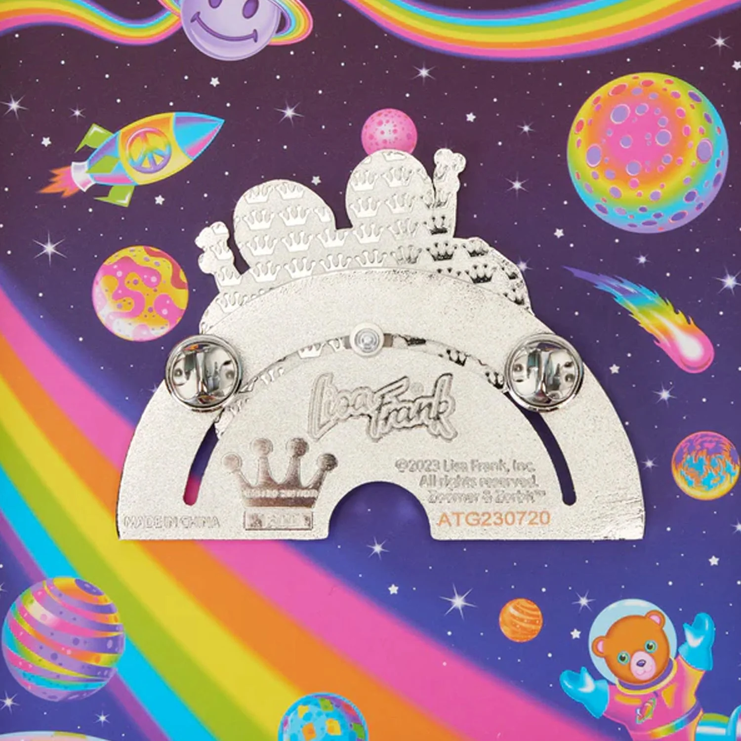 Loungefly x Lisa Frank Zoomer and Zorbit 3 Inch Sliding Pin - Image 4