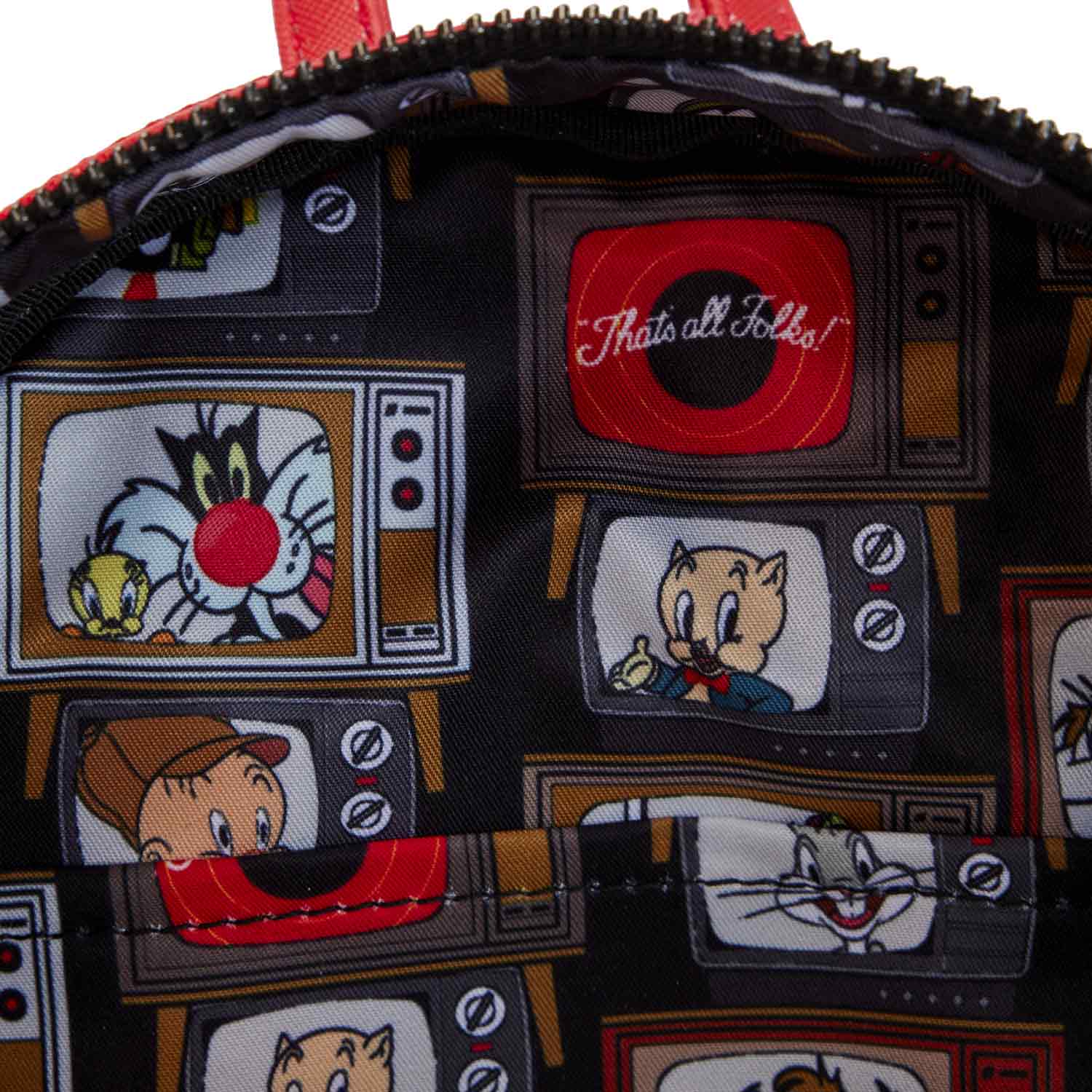 Loungefly x Looney Tunes That's All Folks Mini Backpack - Image 6