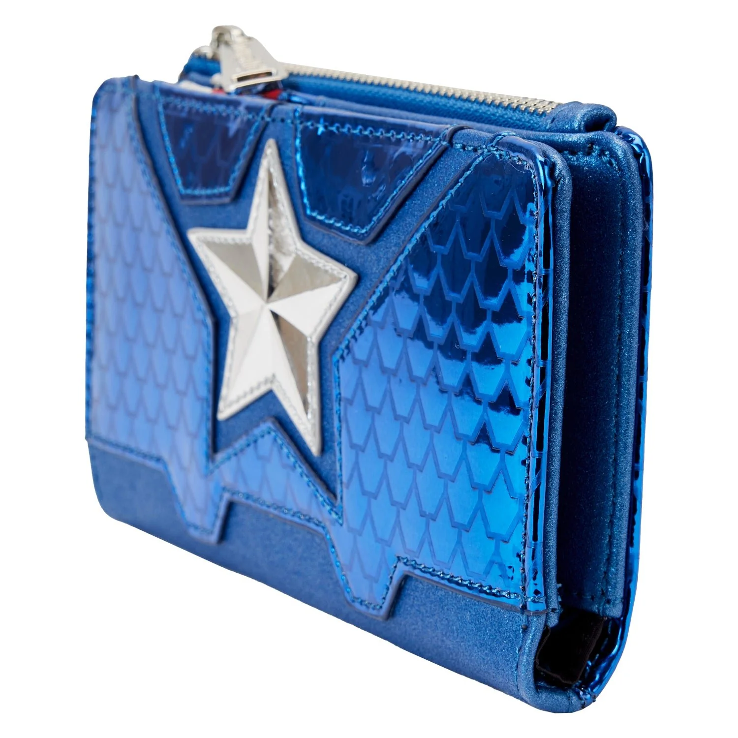 Loungefly x Marvel Captain America Shine Cosplay Wallet - Image 3