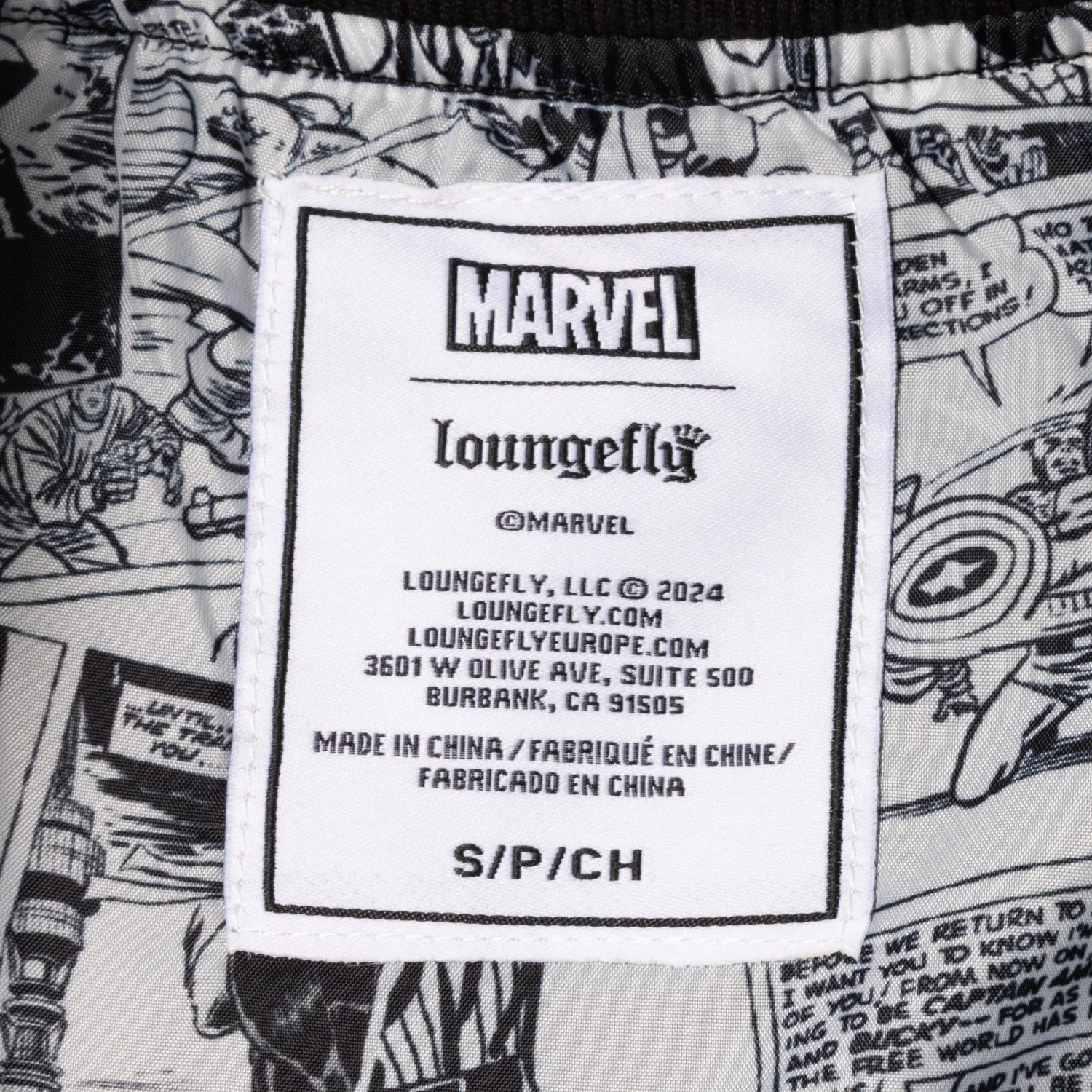Loungefly x Marvel 85th Anniversary Satin Bomber Jacket - Image 5