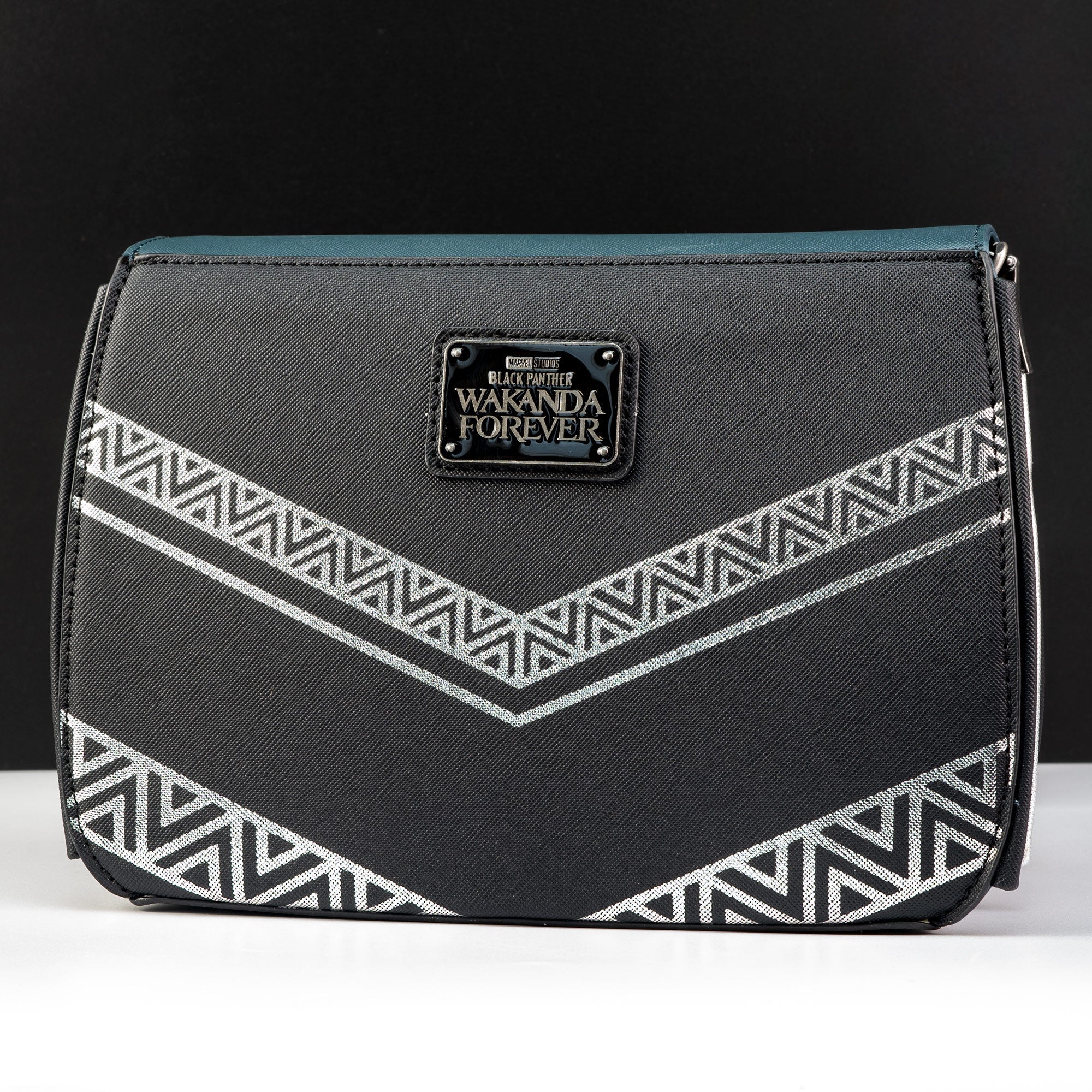 Loungefly x Marvel Black Panther Distressed Metal Hardware Crossbody Bag - Image 2
