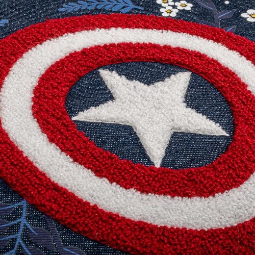 Loungefly x Marvel Captain America 80th Anniversary Floral Shield Crossbody Bag - Image 5