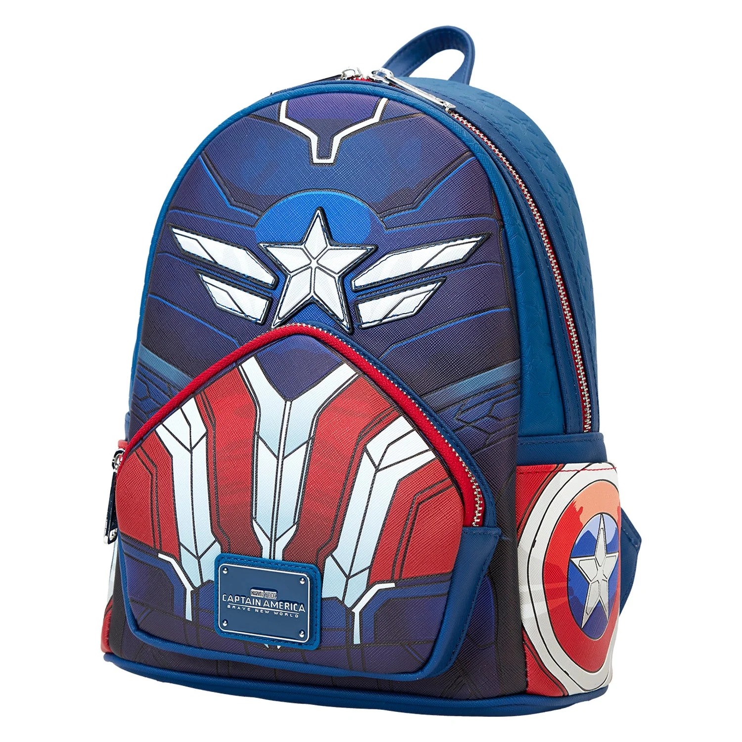Loungefly x Marvel Captain America Brave New World Cosplay Mini Backpack - Image 4