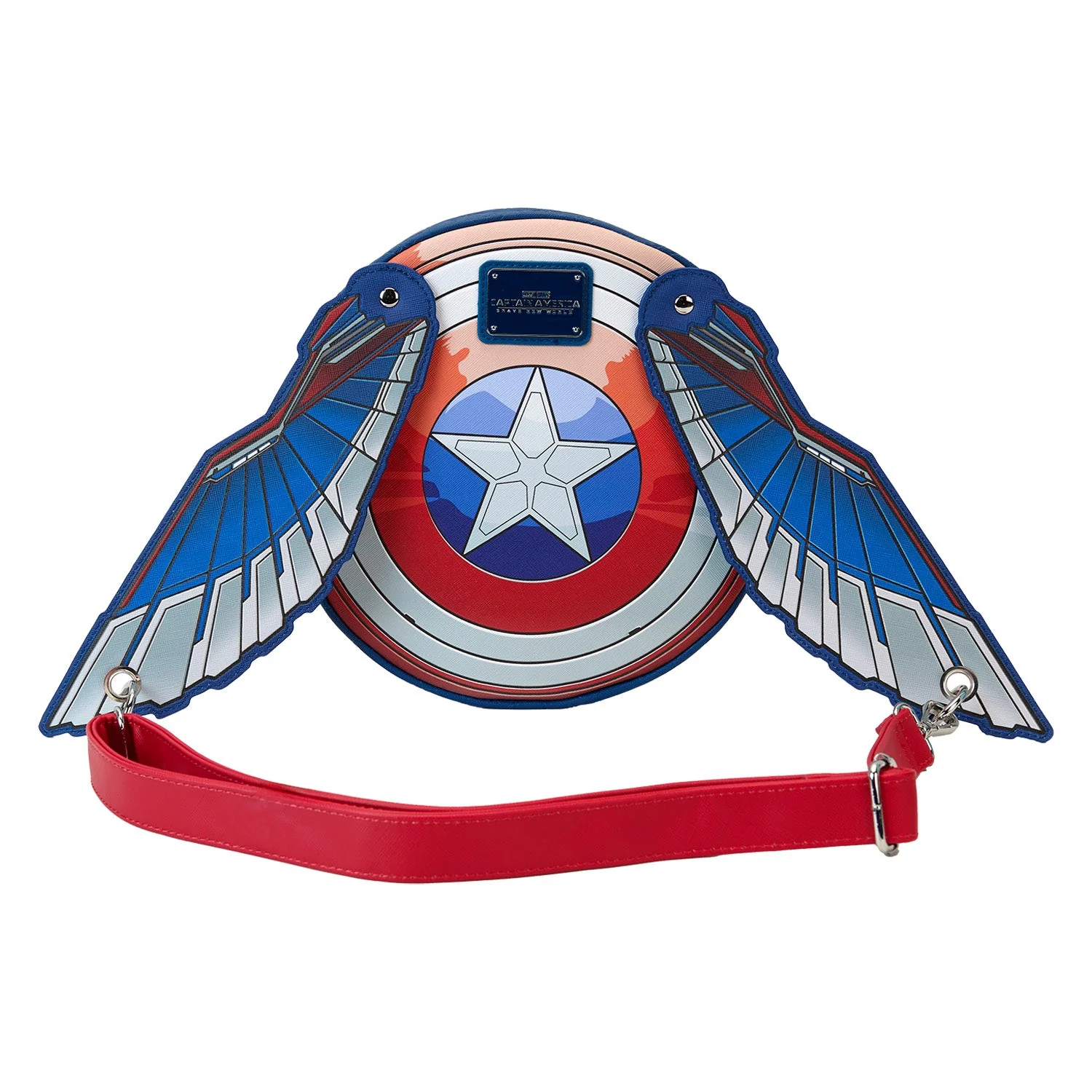 Loungefly x Marvel Captain America Brave New World Wings Crossbody Bag - Image 9