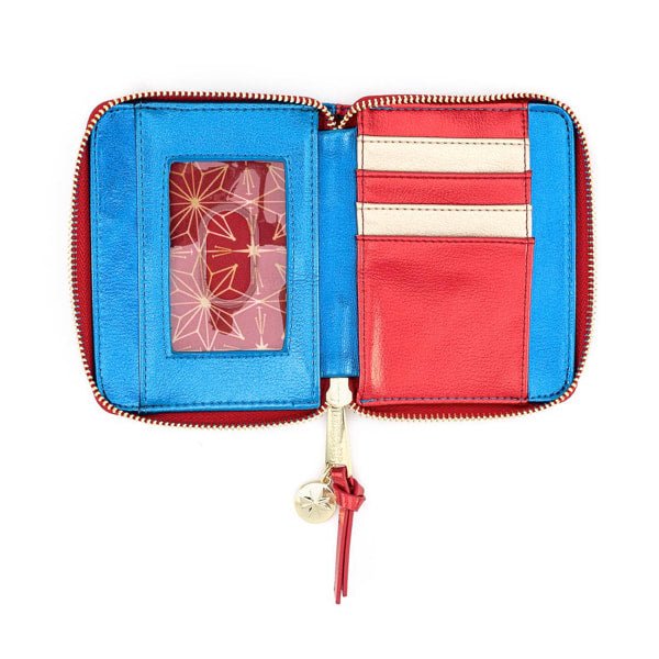 Loungefly x Marvel Captain Marvel Metallic Zip Around Purse - Image 3