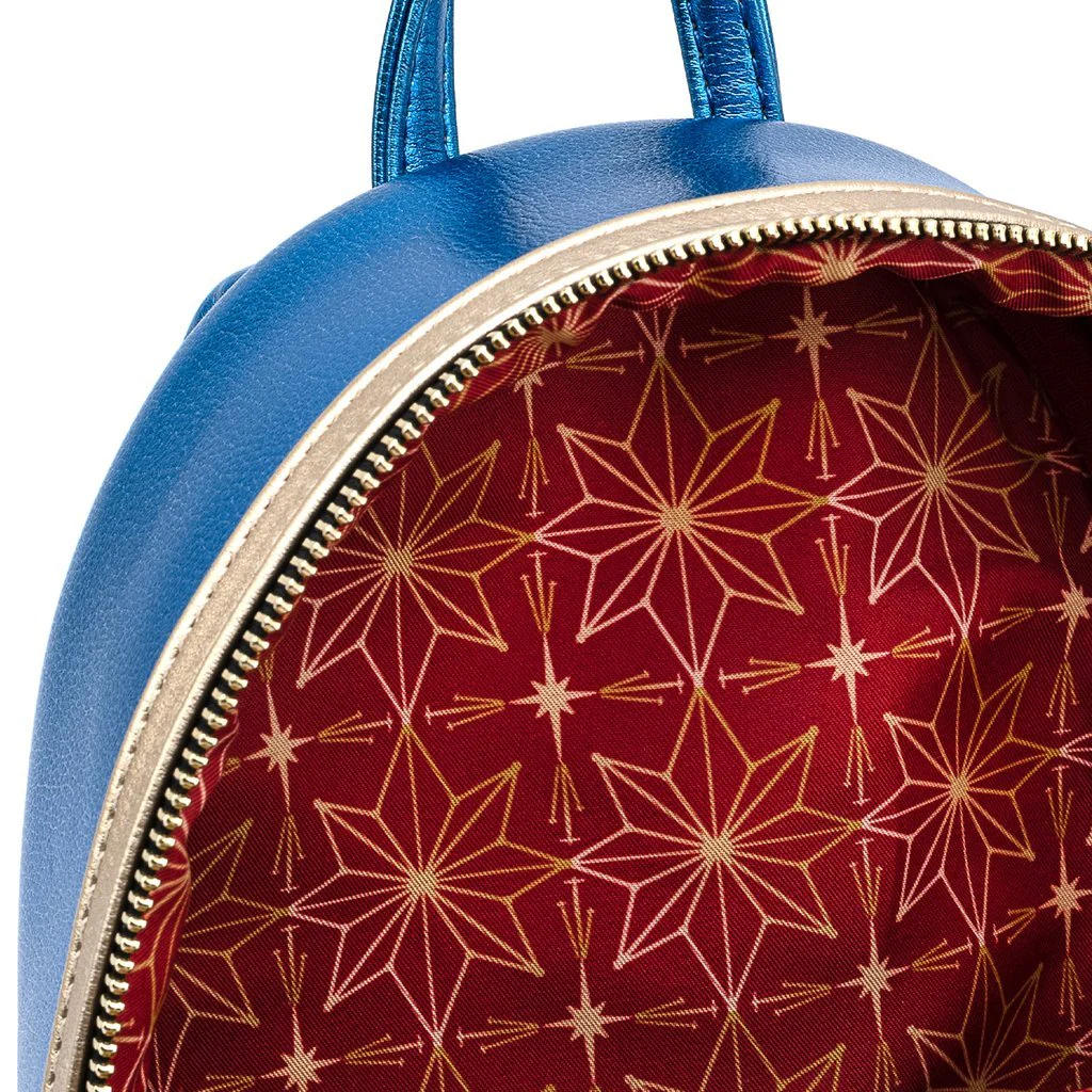 Loungefly X Marvel Classic Captain Marvel Metallic Mini Backpack - Image 4