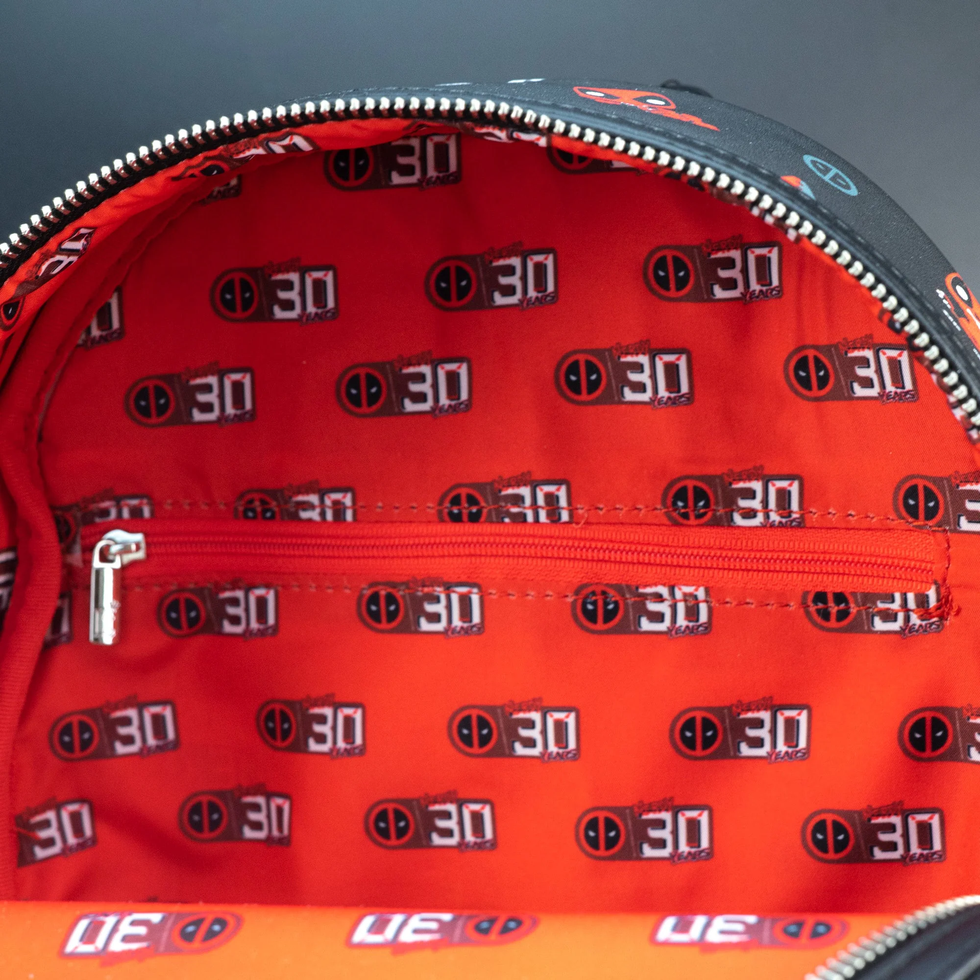 Loungefly x Marvel Deadpool 30th Anniversary All Over Print Mini Backpack - Image 5