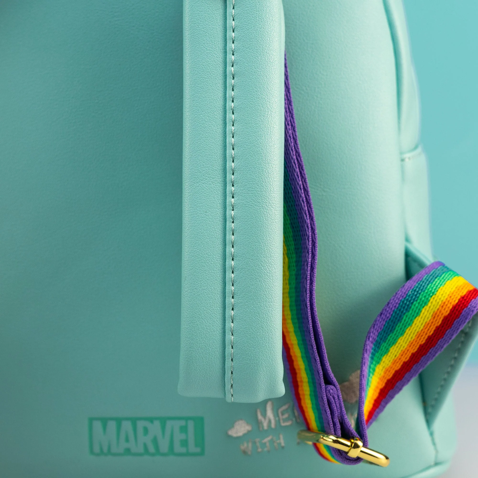 Loungefly x Marvel Deadpool 30th Anniversary Unicorn Rainbow Mini Backpack - Image 5