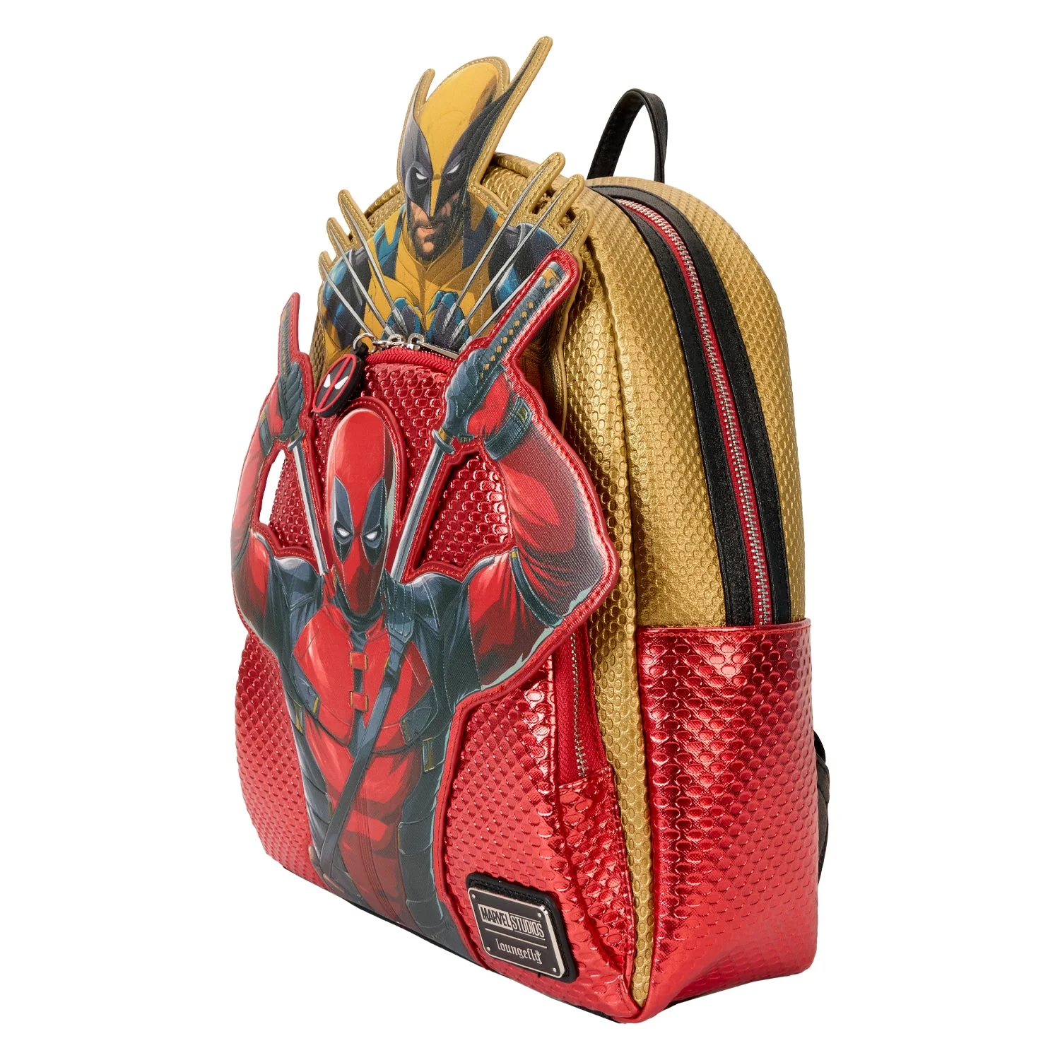 Loungefly x Marvel Deadpool & Wolverine Mini Backpack - Image 4