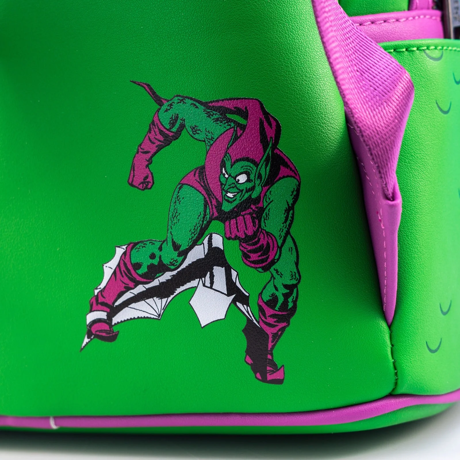 Loungefly x Marvel Green Goblin Cosplay MIni Backpack - Image 4