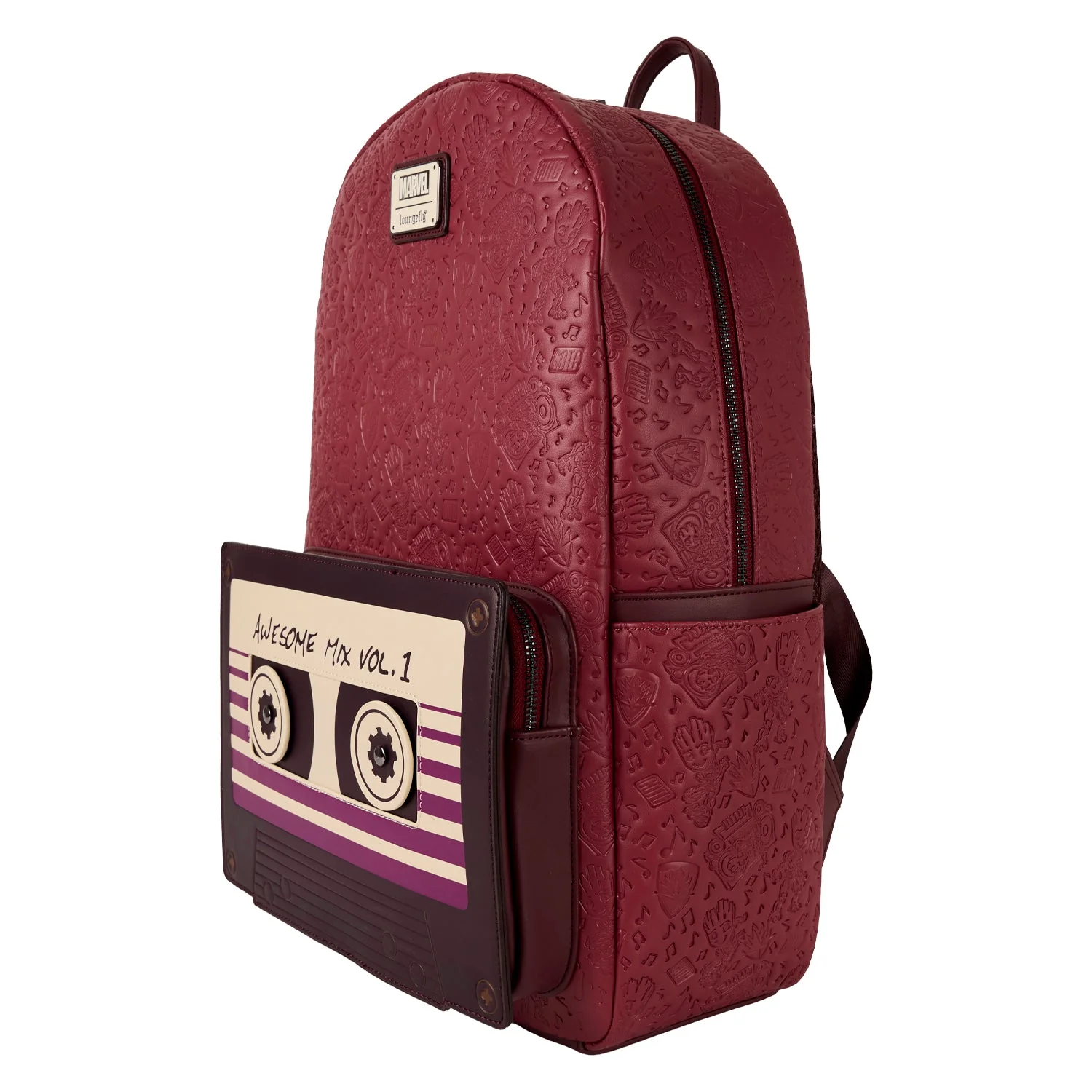 Loungefly x Marvel Guardians of the Galaxy Groot Cassette Tape Full-Size Backpack - Image 2