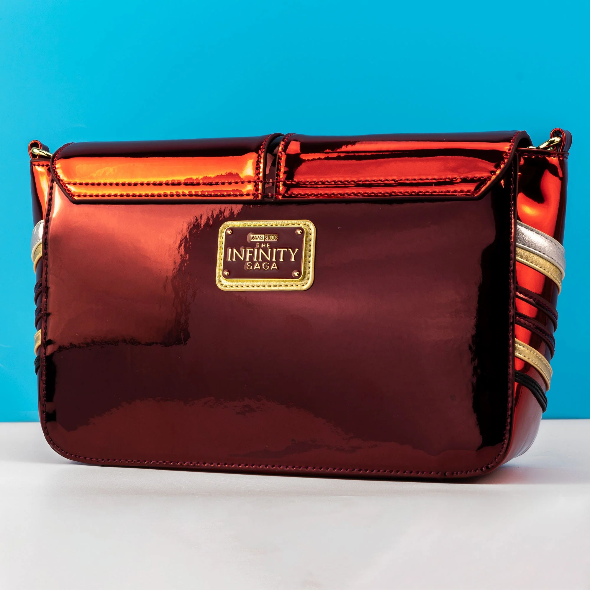 Loungefly x Marvel Iron Man 15th Anniversary Cosplay Crossbody Bag - Image 2