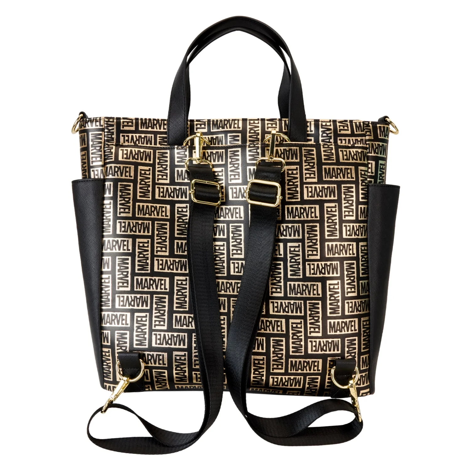 Loungefly x Marvel Logo Convertible Backpack & Tote Bag - Image 4