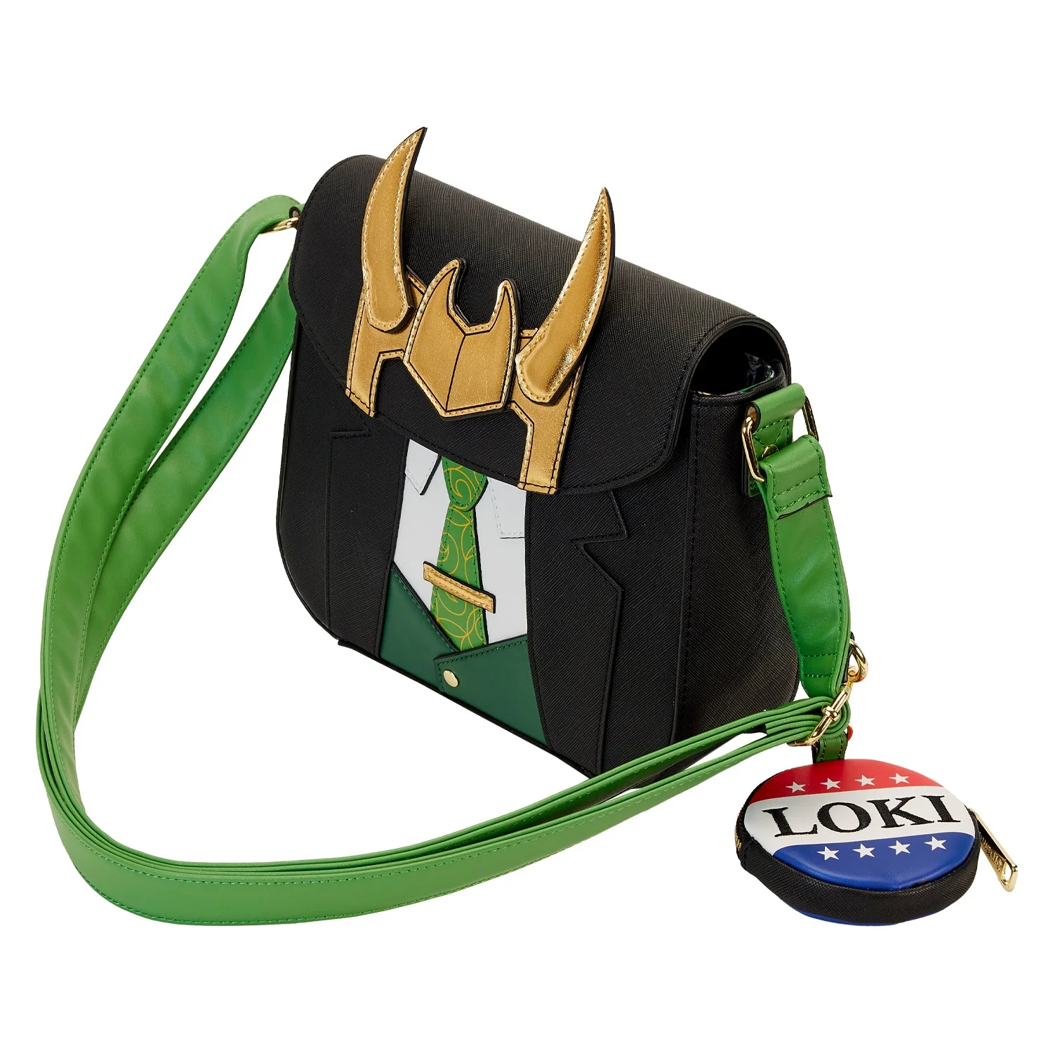 Loungefly x Marvel Loki For President Cosplay Crossbody Bag - Image 5