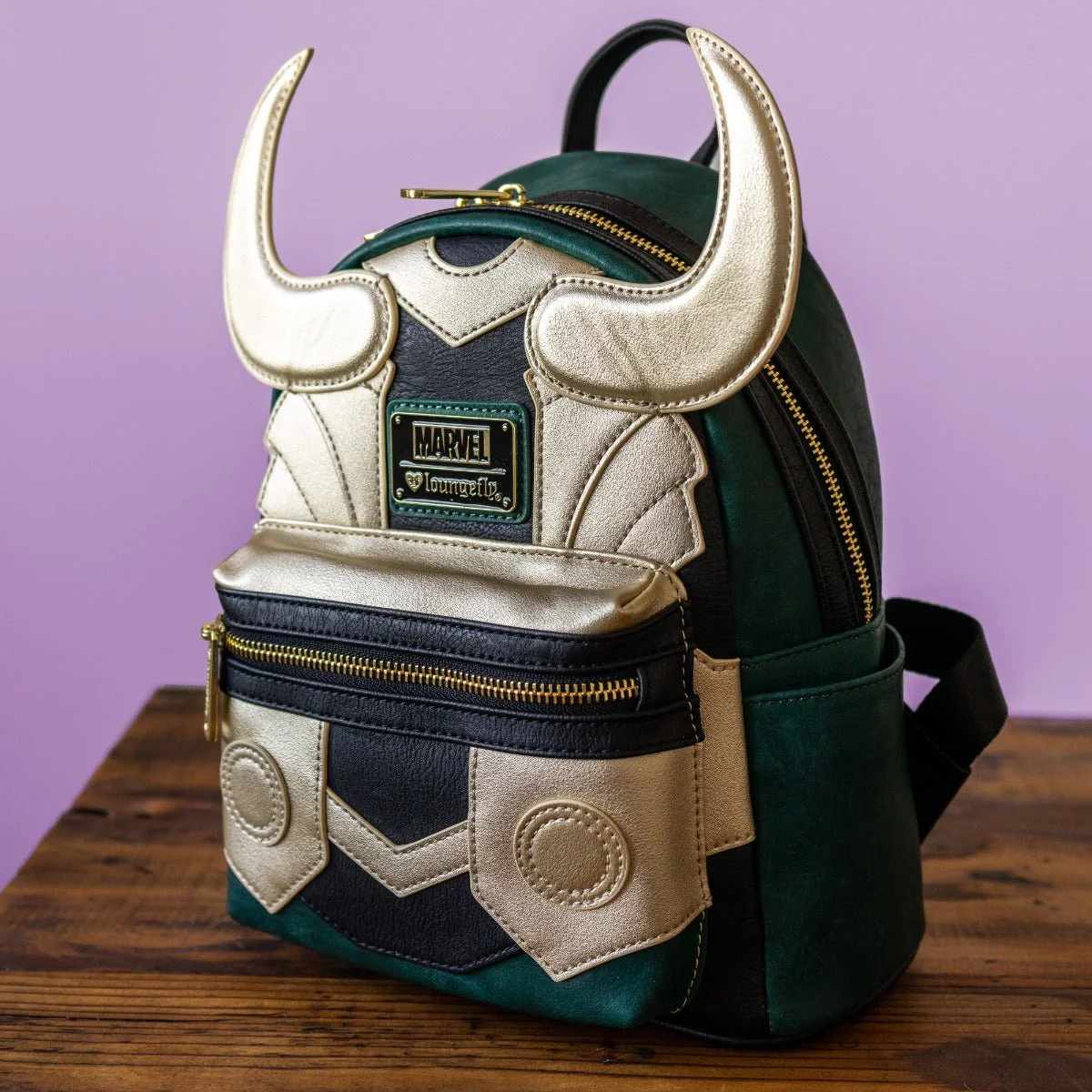 Loungefly x Marvel Loki Mini Backpack - Image 4