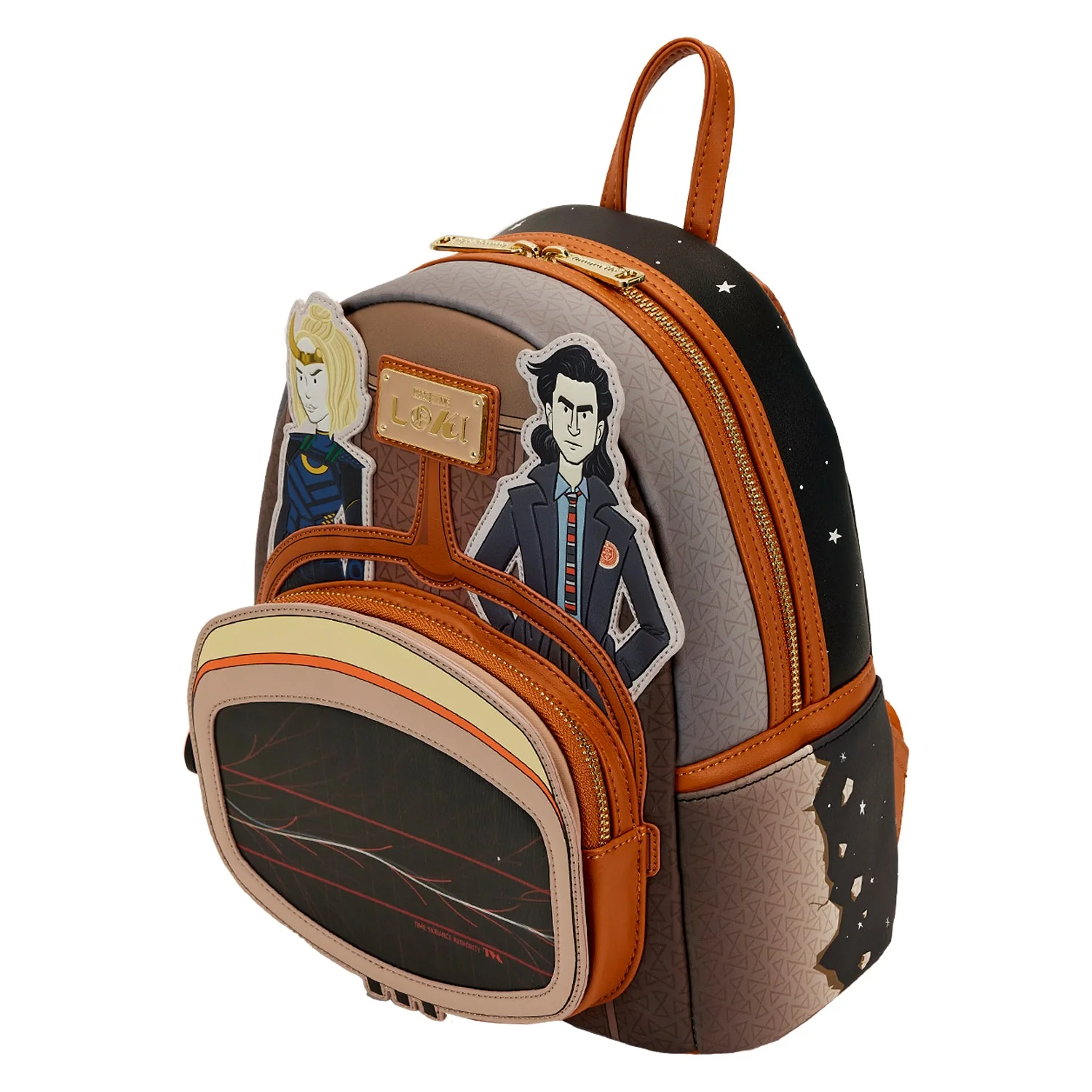 Loungefly x Marvel Loki TVA Lenticular Multiverse Mini Backpack - Image 5
