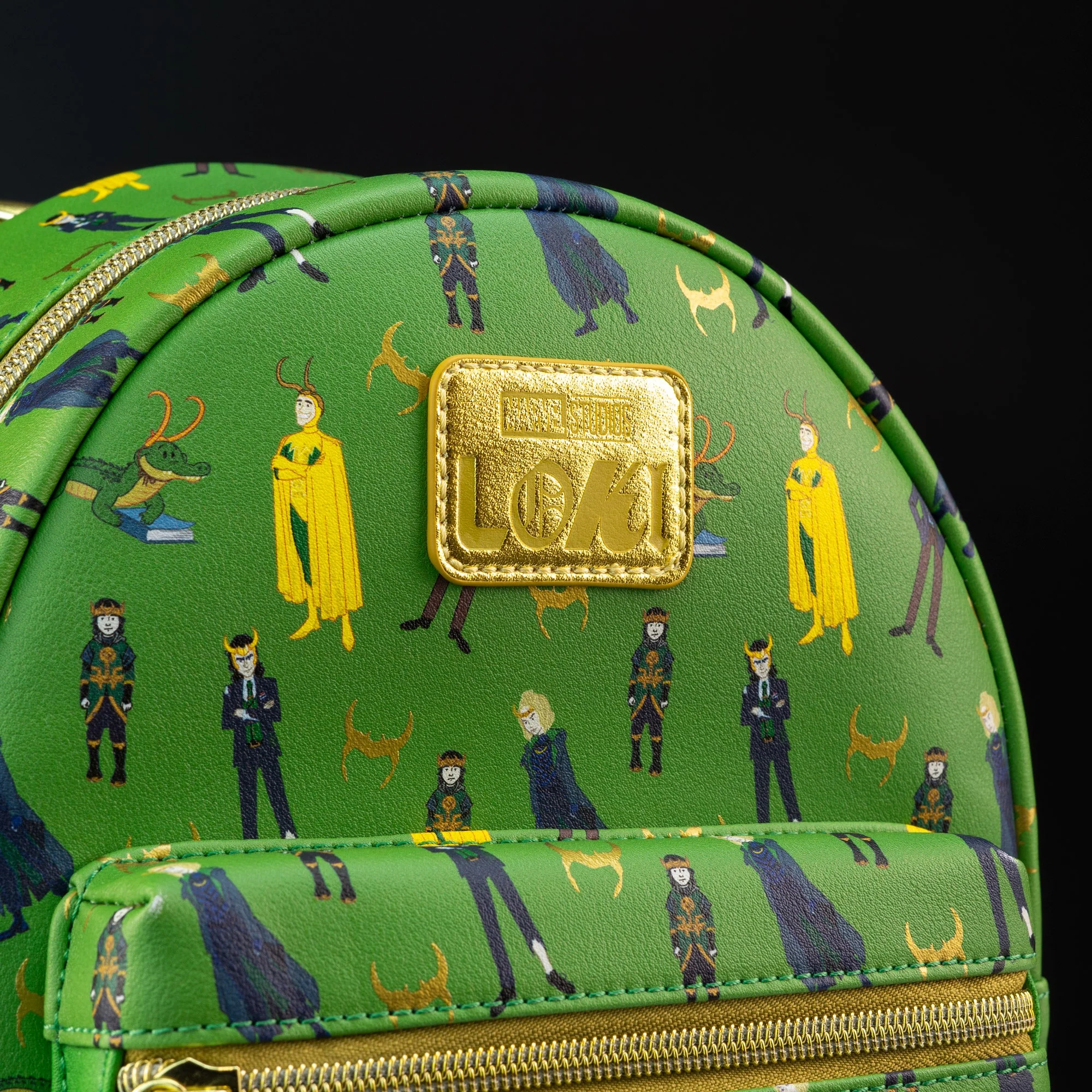 Loungefly x Marvel Loki Variants All Over Print Mini Backpack - Image 2