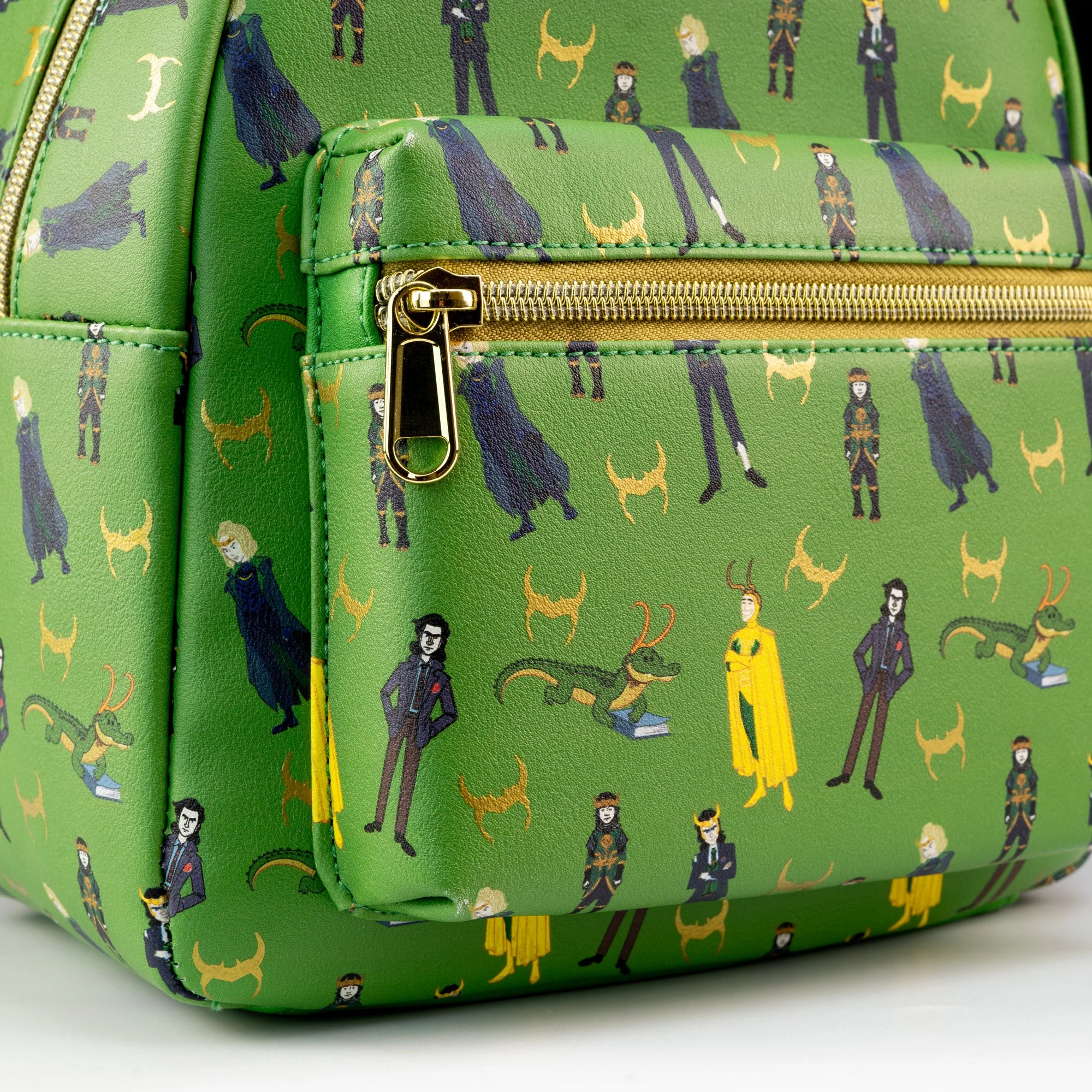 Loungefly x Marvel Loki Variants All Over Print Mini Backpack - Image 3
