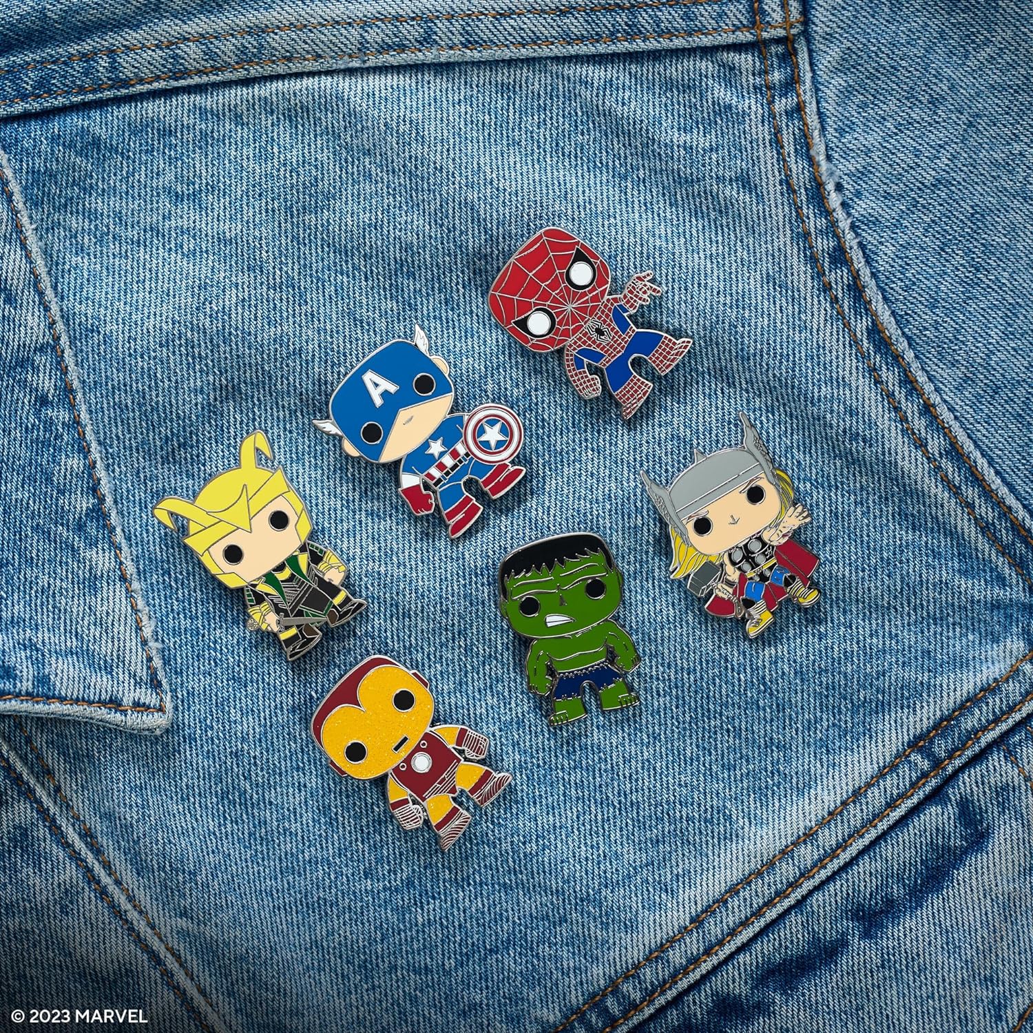 Loungefly x Marvel Pop! Classic Characters Blind Box Mystery Pin - Image 2