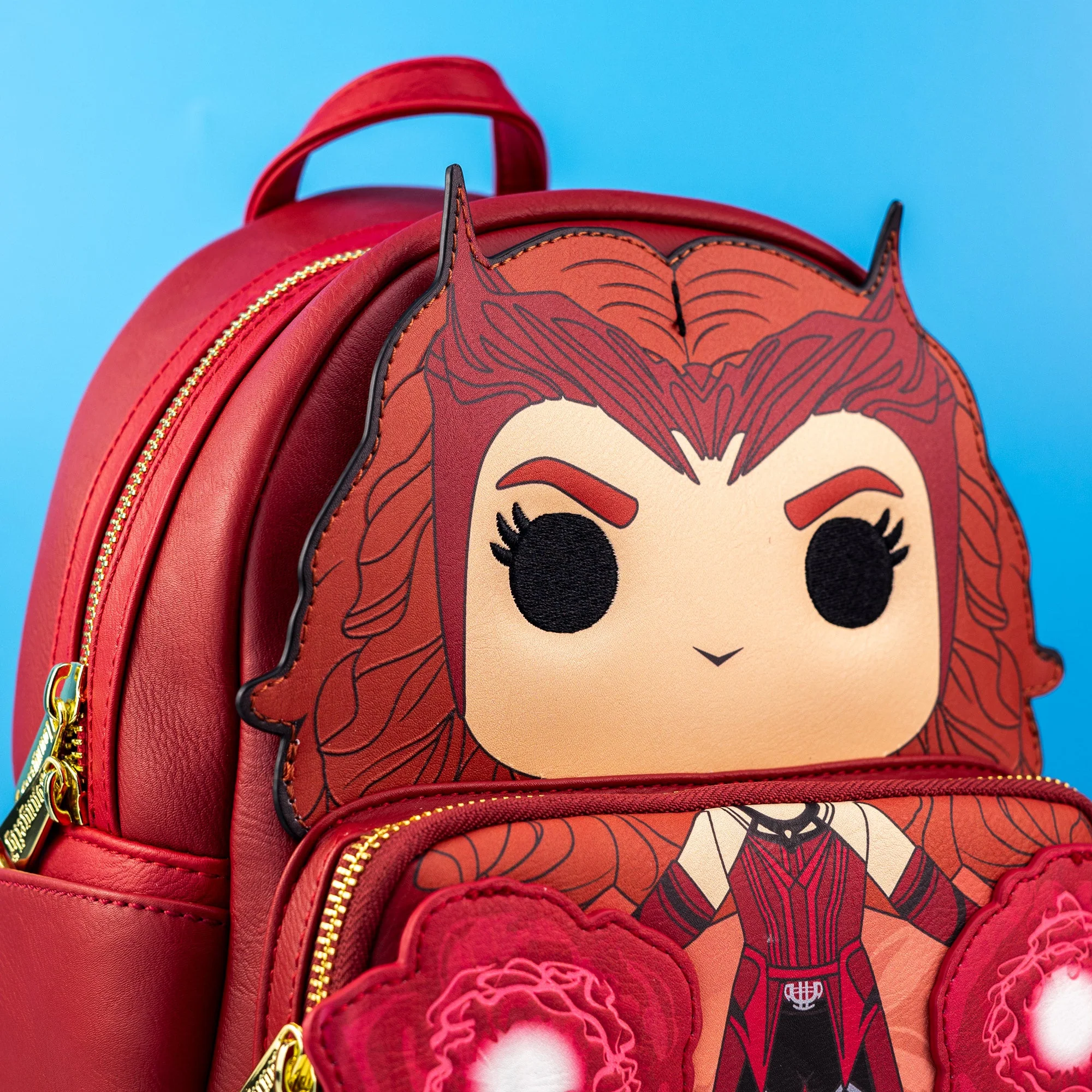 Loungefly x Marvel Scarlet Witch POP! Cosplay Mini Backpack - Image 2
