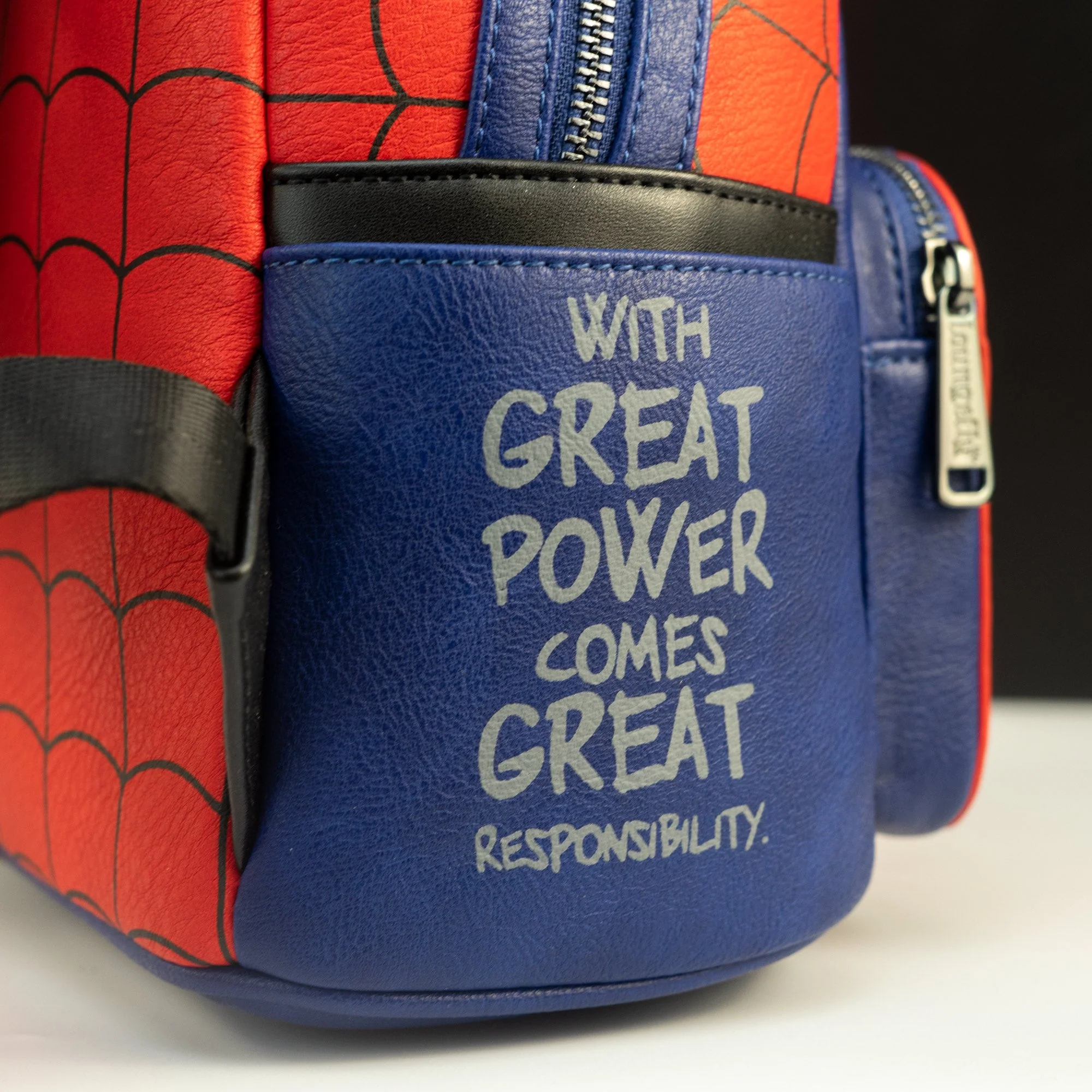 Loungefly x Marvel Spider-Man Classic Cosplay Mini Backpack - Image 5