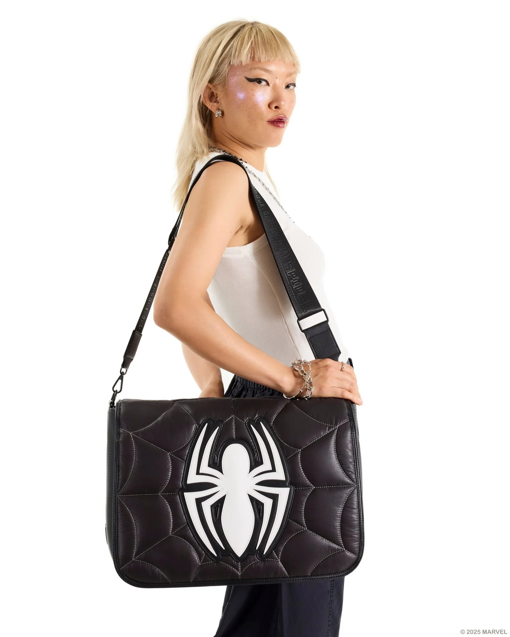 Loungefly x Marvel Spider-Man Crossbody Messenger Bag - Image 2
