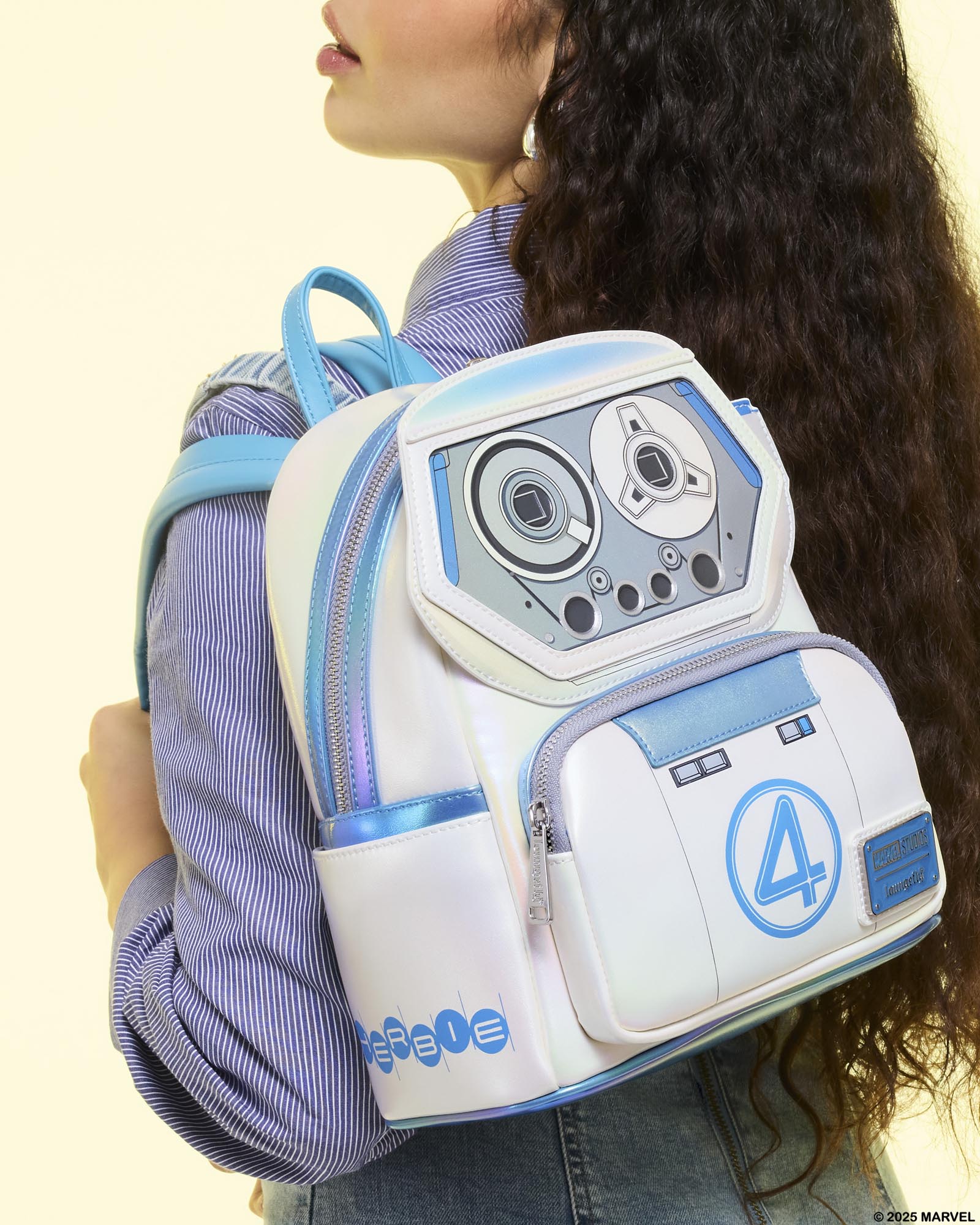 Loungefly x Marvel The Fantastic Four HERBIE Mini Backpack - Image 2