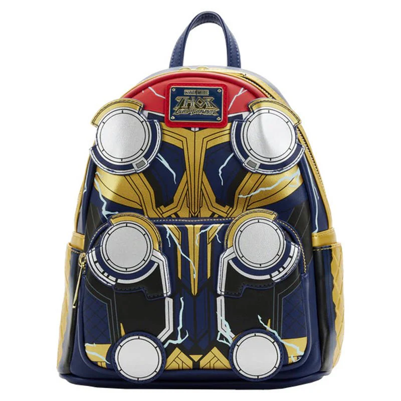 Loungefly x Marvel Thor Love and Thunder Cosplay Mini Backpack - Image 4