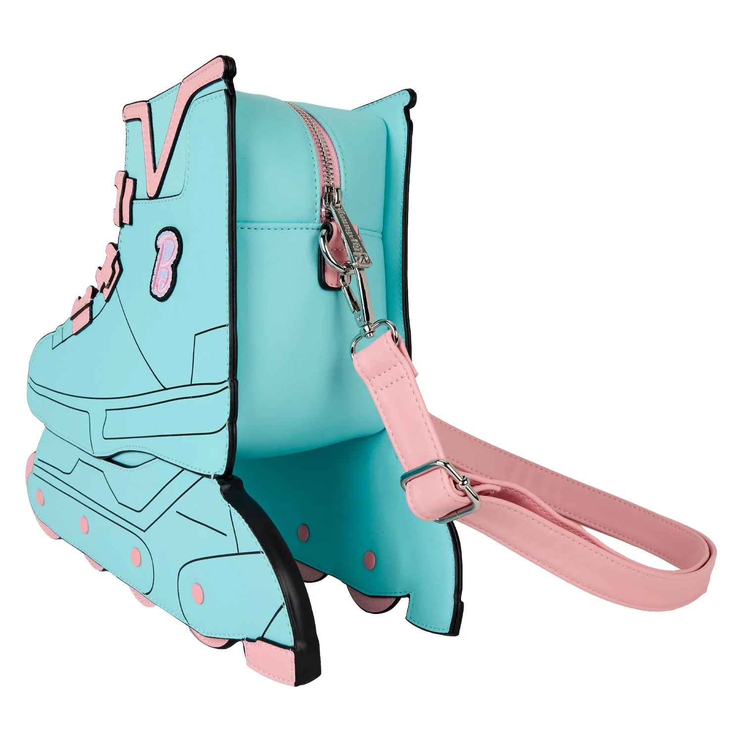 Loungefly x Mattel Classic Barbie Figural Skate Crossbody Bag - Image 2
