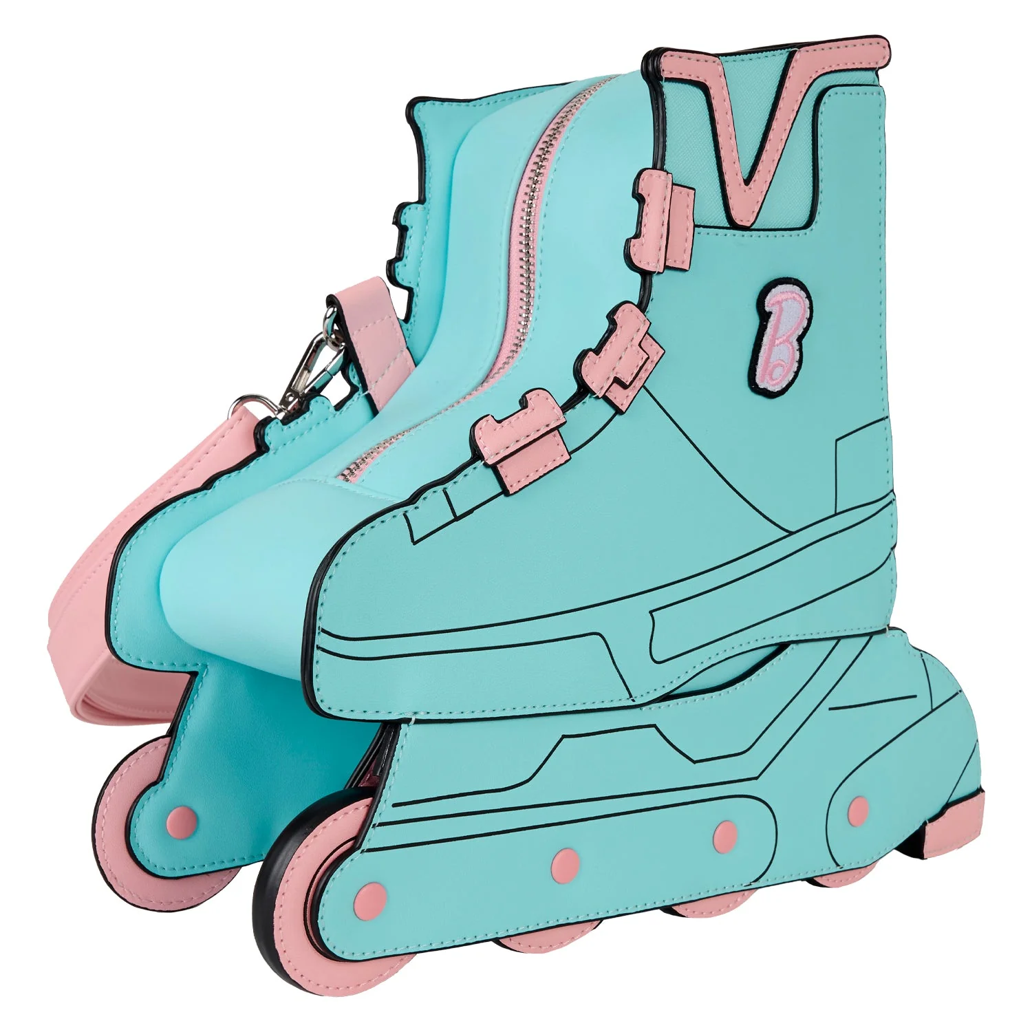 Loungefly x Mattel Classic Barbie Figural Skate Crossbody Bag - Image 3