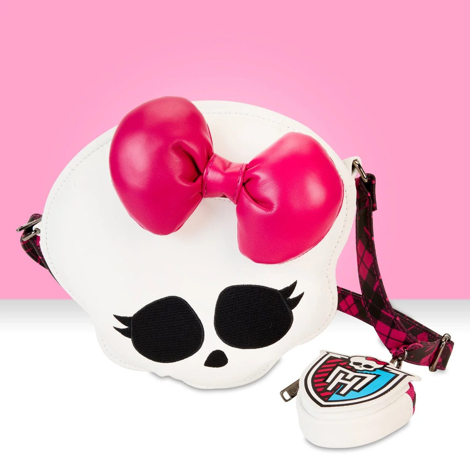 Loungefly x Mattel Monster High Skullette Figural Crossbody With Coin Bag